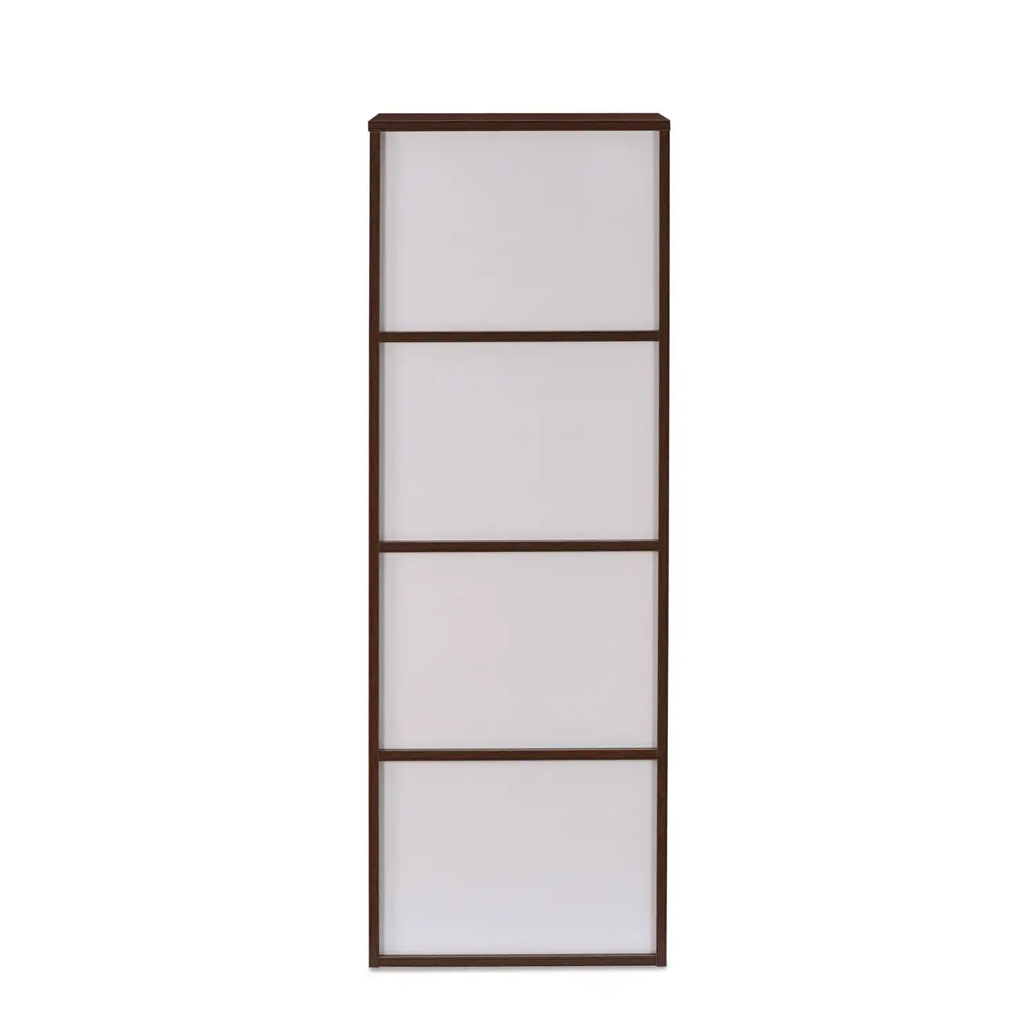 Nilkamal Sear 4 Tier Storage Cabinet (Oak/Frosty White) - Image 8