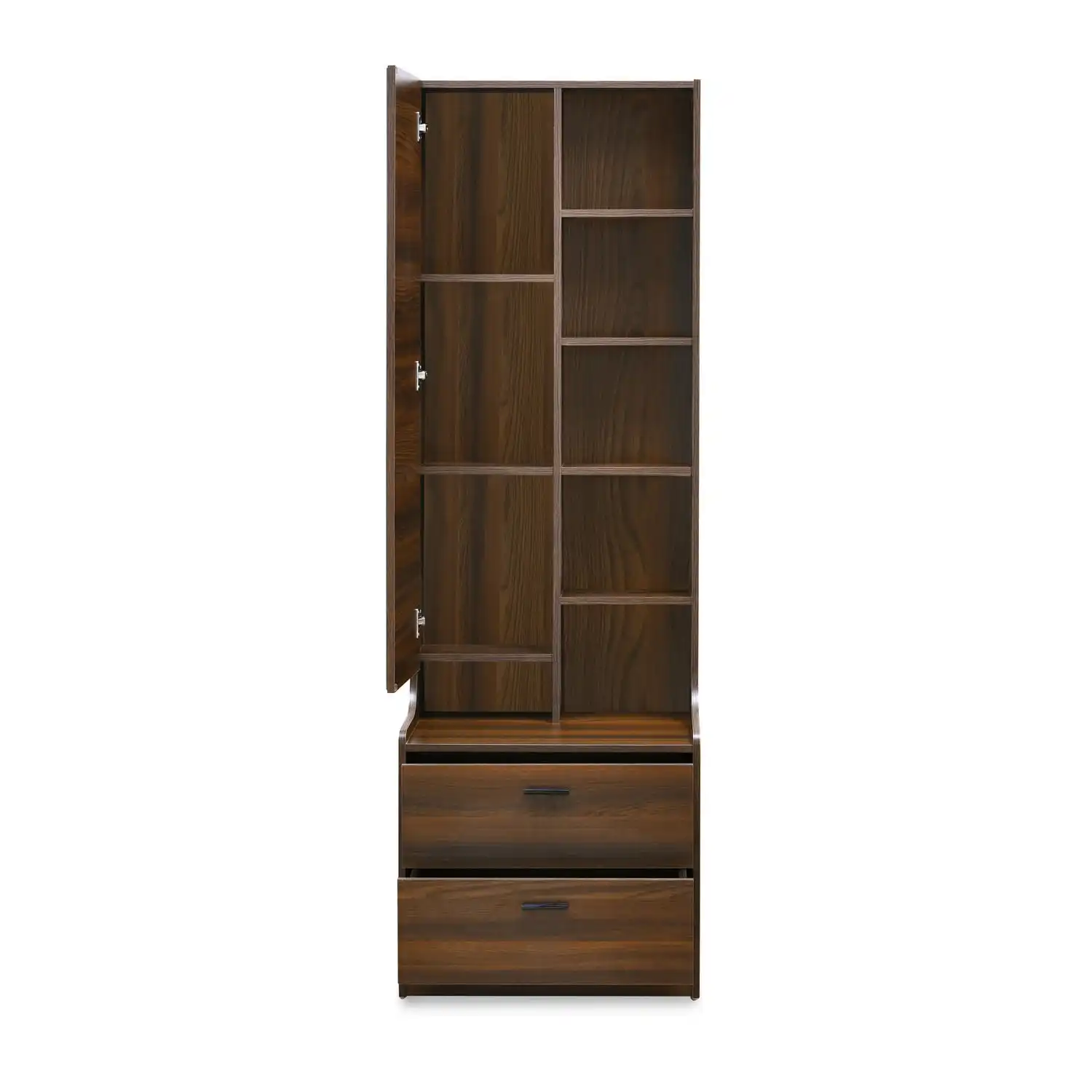 Nilkamal Serra Dresser with Mirror (Walnut) - Image 3