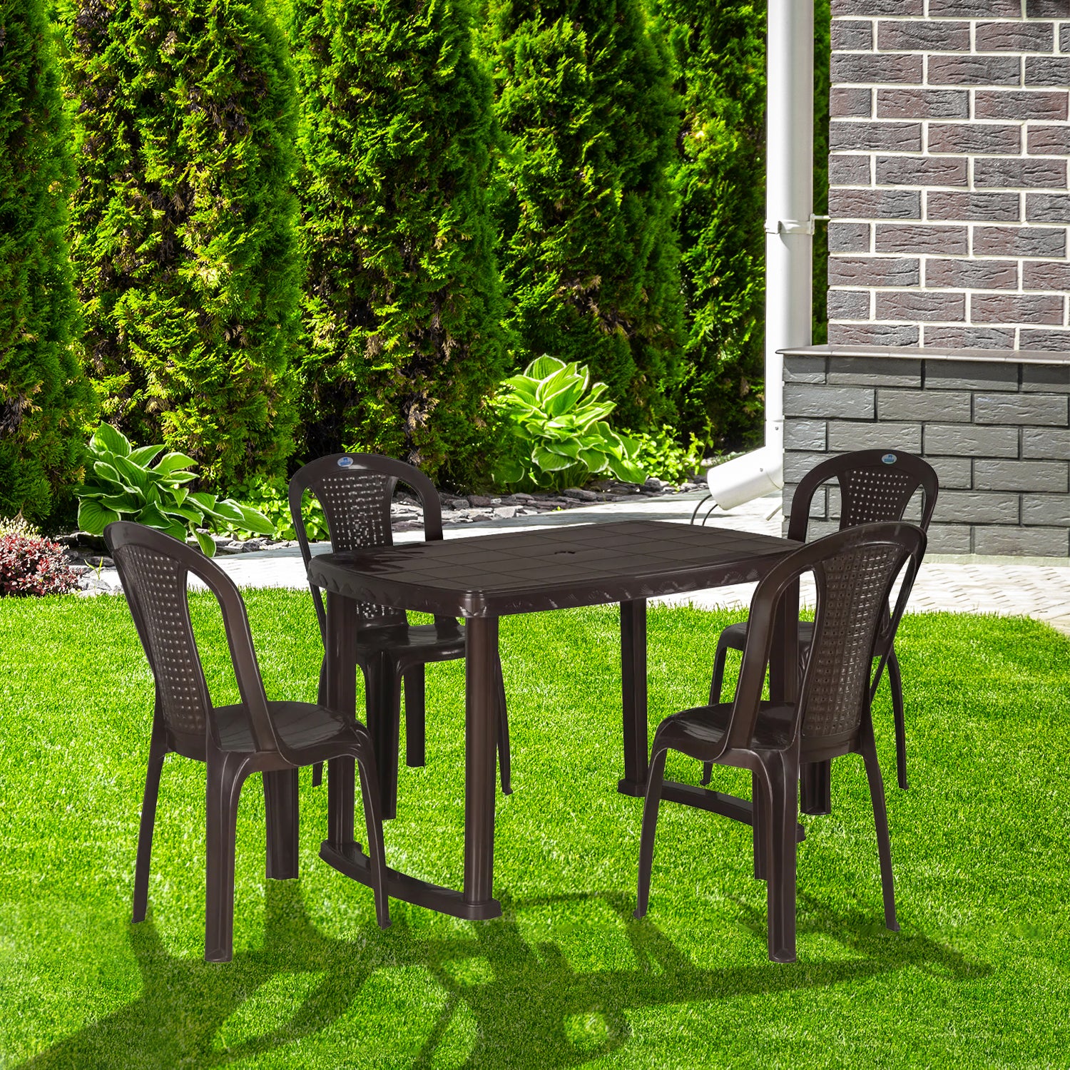 Nilkamal Shahenshah 4 Seater Dining Set - Image 13