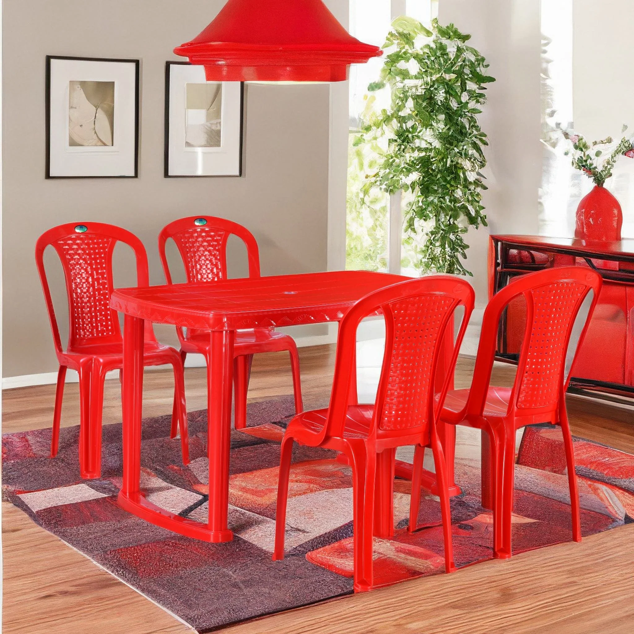Nilkamal Shahenshah 4 Seater Dining Set - Image 20