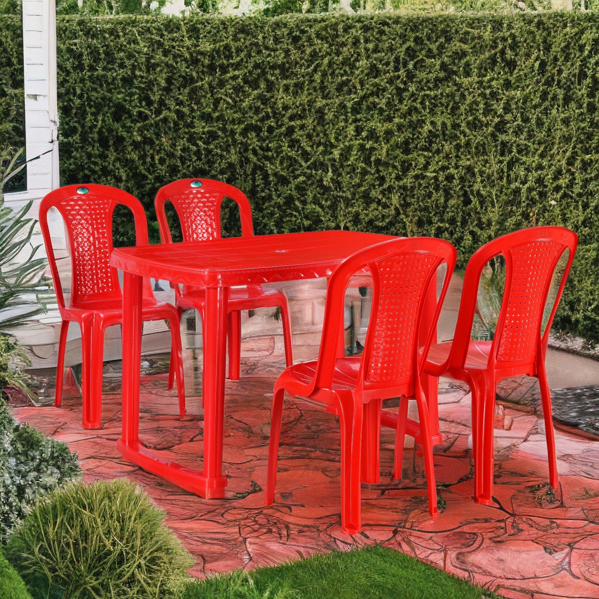 Nilkamal Shahenshah 4 Seater Dining Set - Image 21