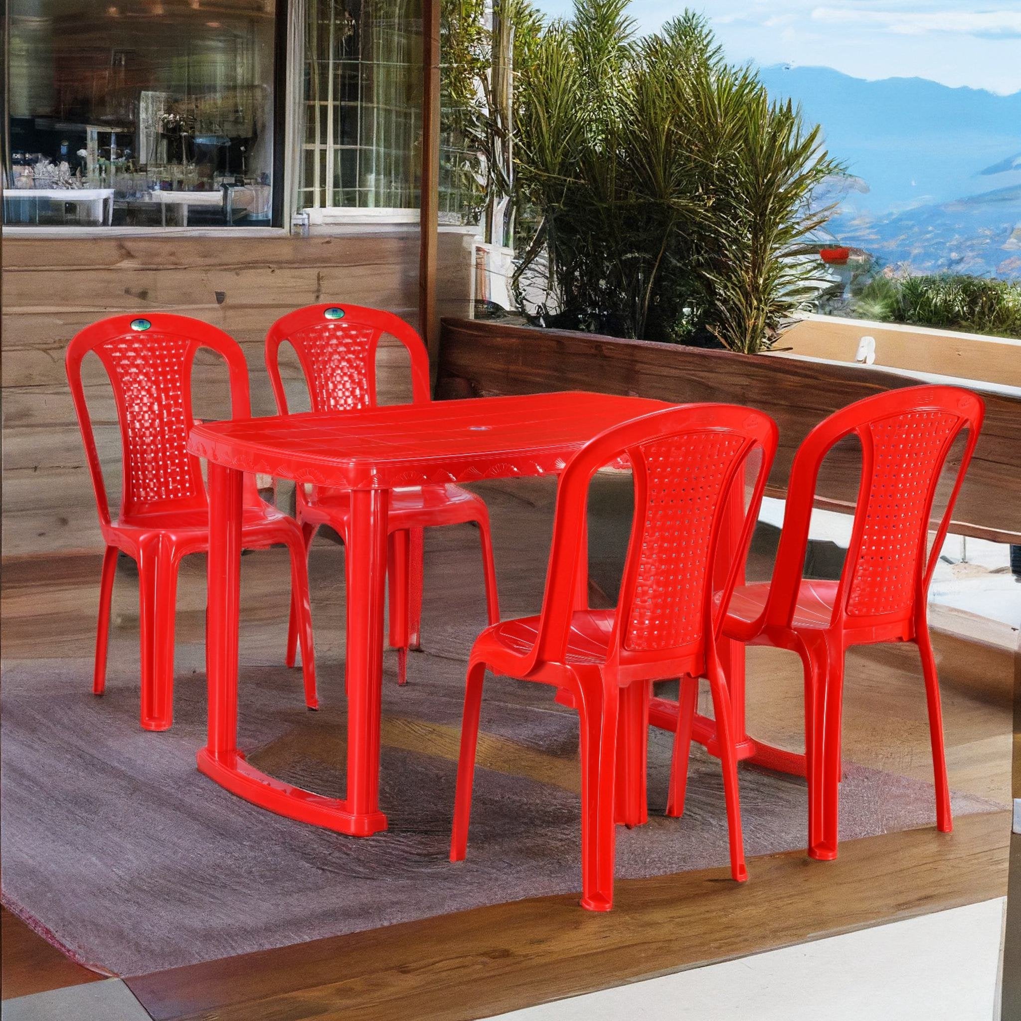 Nilkamal Shahenshah 4 Seater Dining Set - Image 22