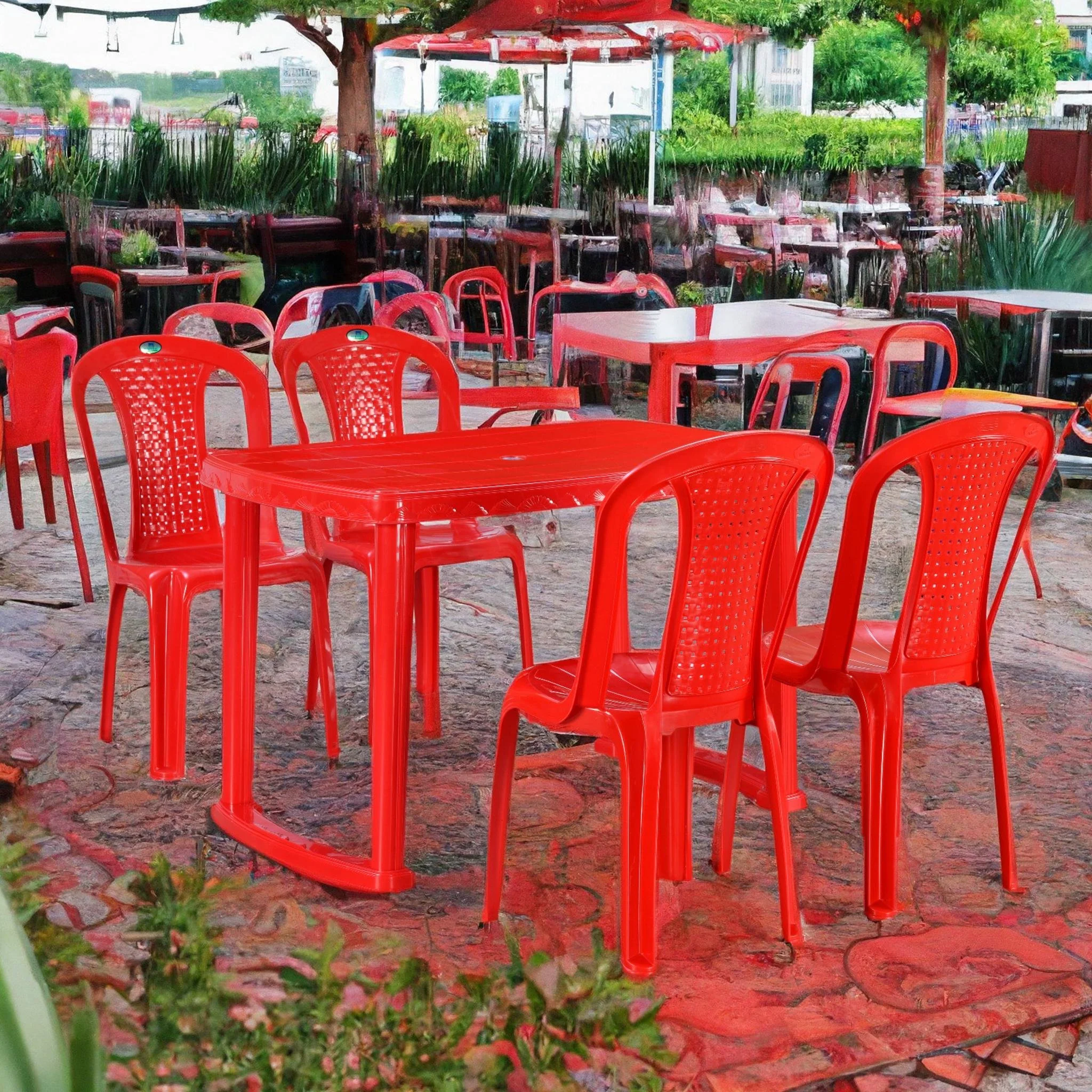 Nilkamal Shahenshah 4 Seater Dining Set - Image 23