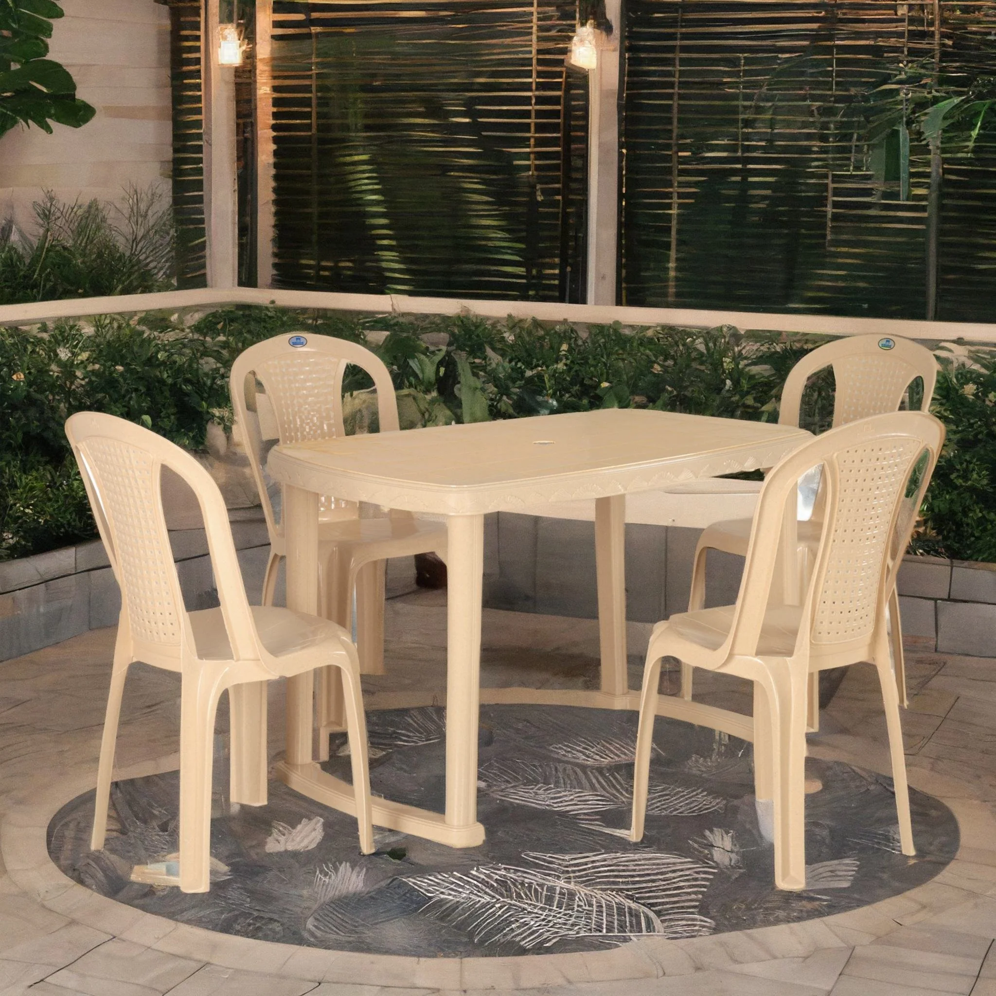 Nilkamal Shahenshah 4 Seater Dining Set - Image 5