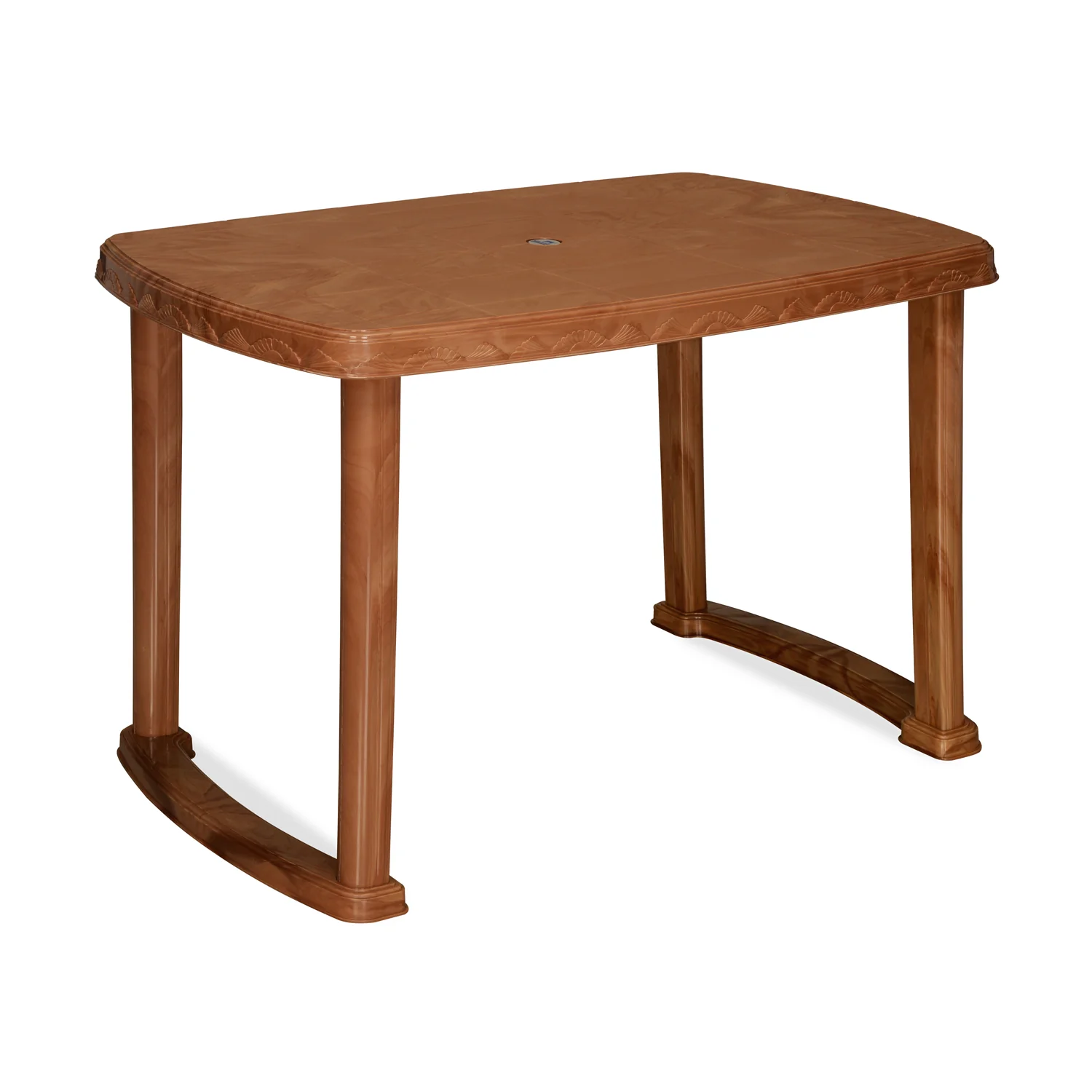 Nilkamal Shahenshah Plastic Rectangular 4 Seater Dining Table Set - Image 6