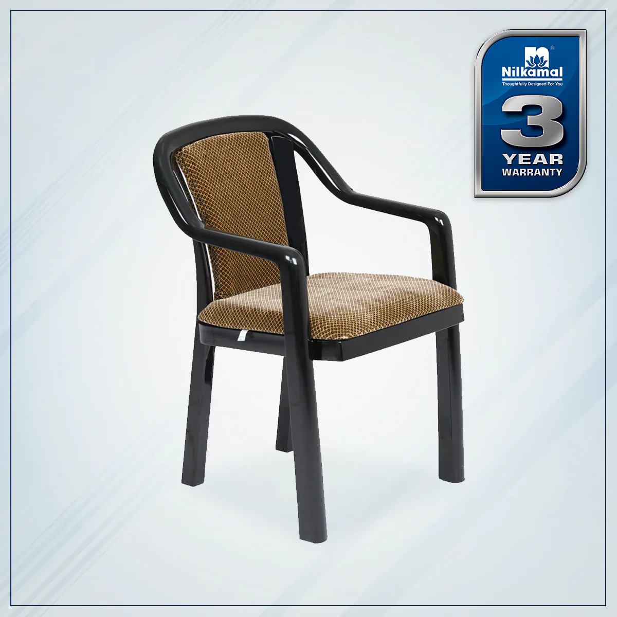 Nilkamal Signature Fabric Arm Chair - Image 16
