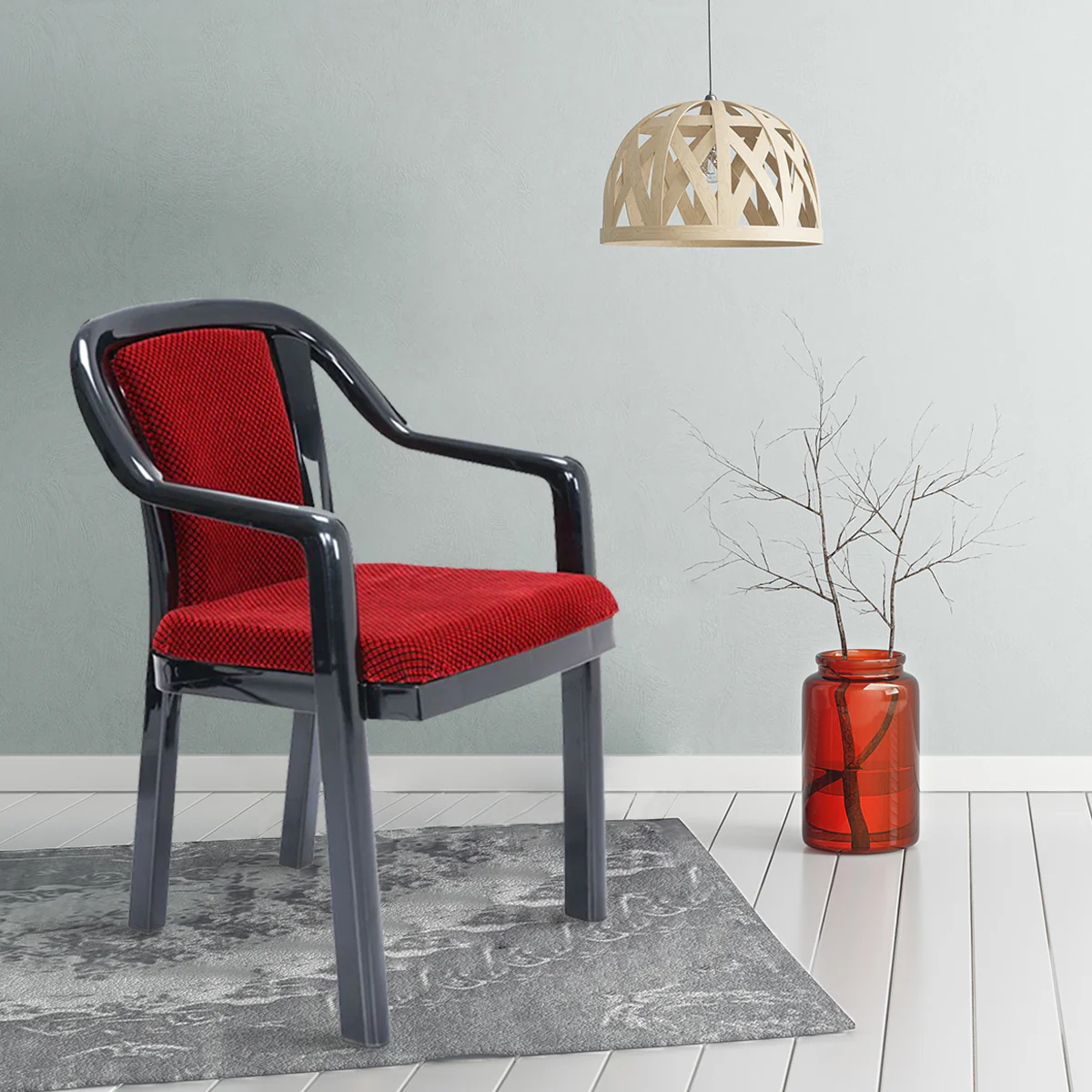 Nilkamal Signature Fabric Arm Chair - Image 2