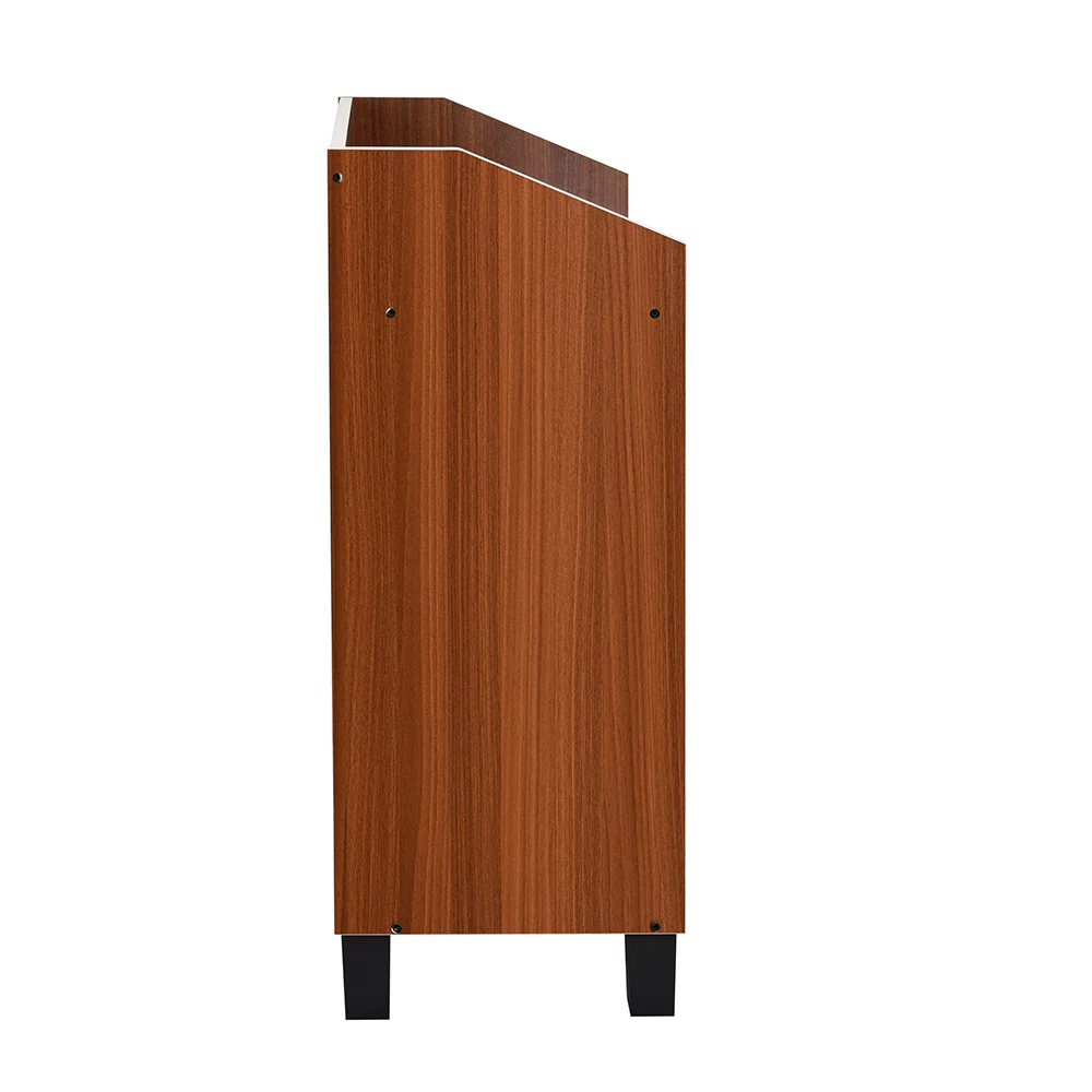 Nilkamal Slide Neo Shoe Cabinet (Walnut & White) - Image 5