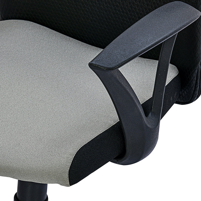 Nilkamal Solitaire Mid Back Chair (Grey/Black) - Image 7