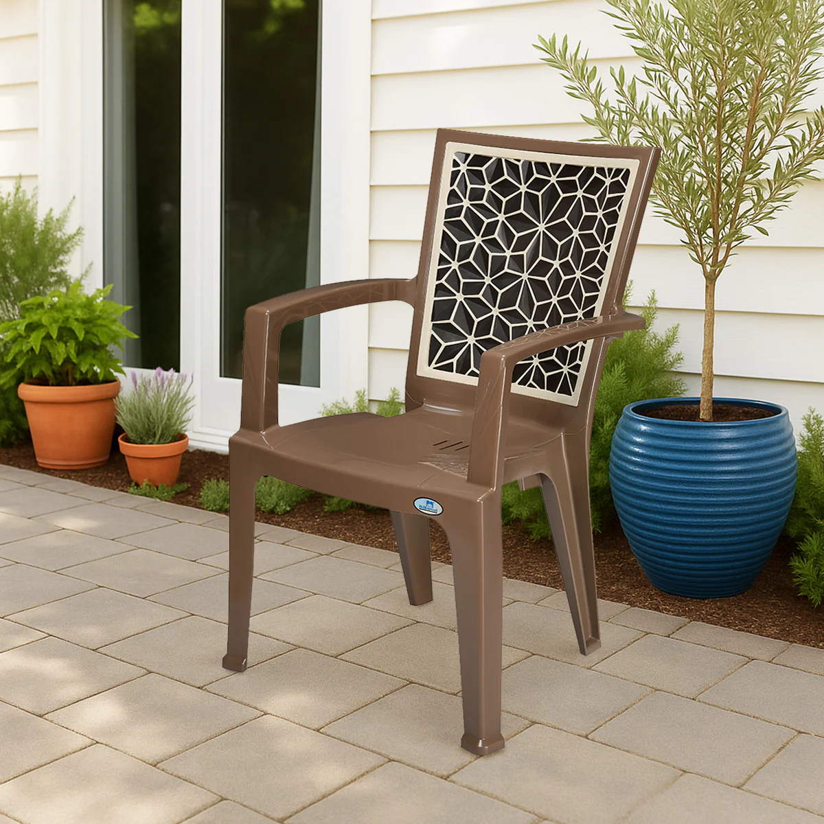 Nilkamal Startrek Plastic Arm Chair - Image 9