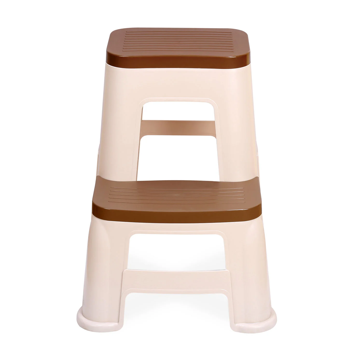Nilkamal Step Stool 31 (Basket Beach /  Rattan Dark Beige) - Image 2