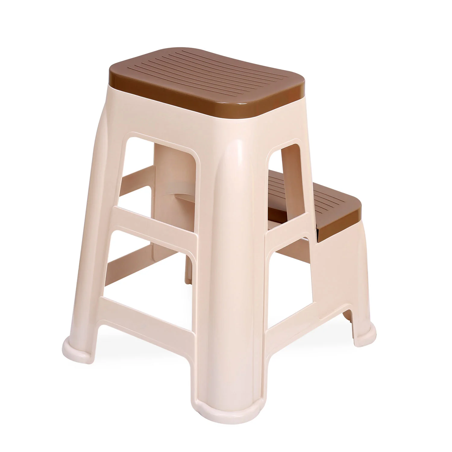 Nilkamal Step Stool 31 (Basket Beach /  Rattan Dark Beige) - Image 5