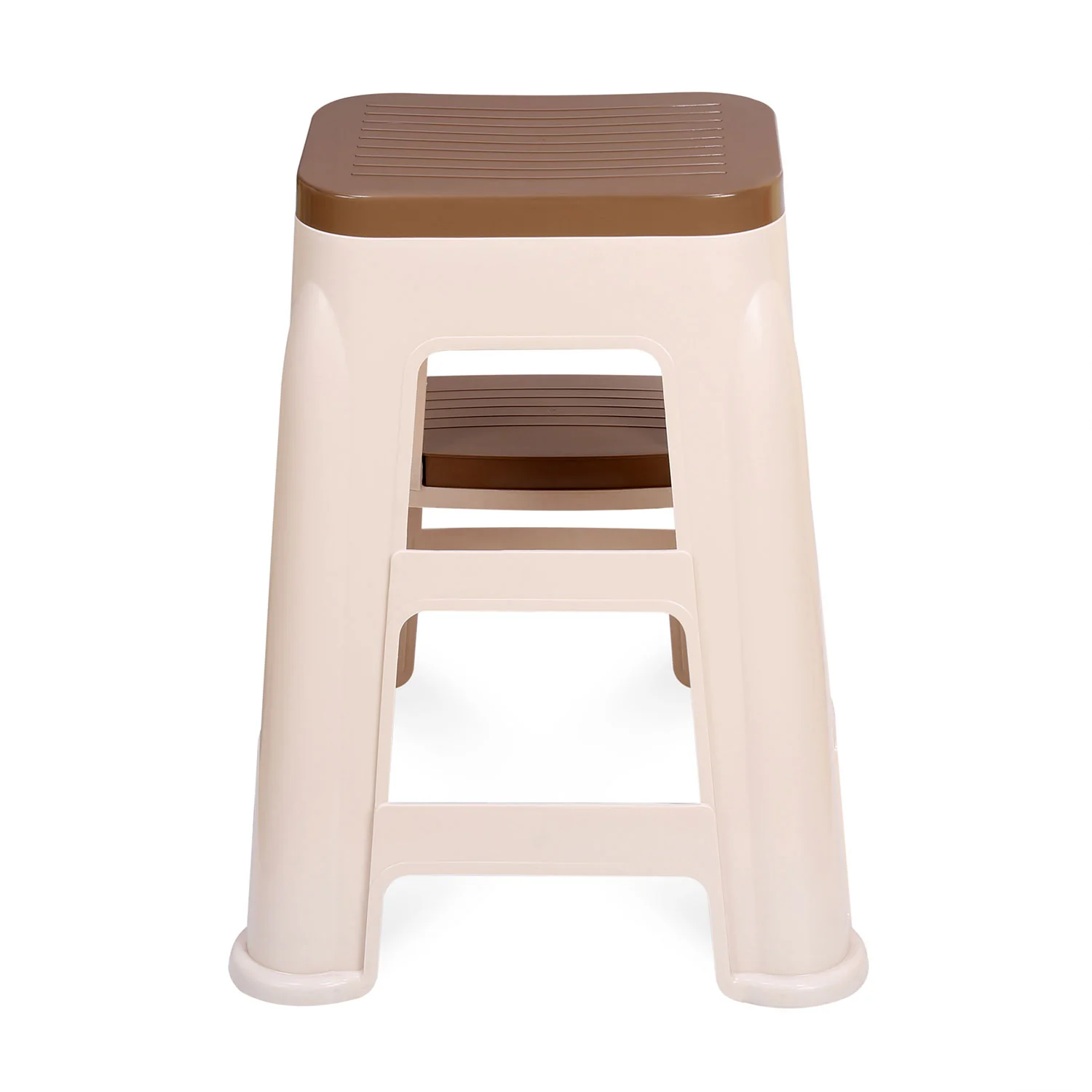 Nilkamal Step Stool 31 (Basket Beach /  Rattan Dark Beige) - Image 6