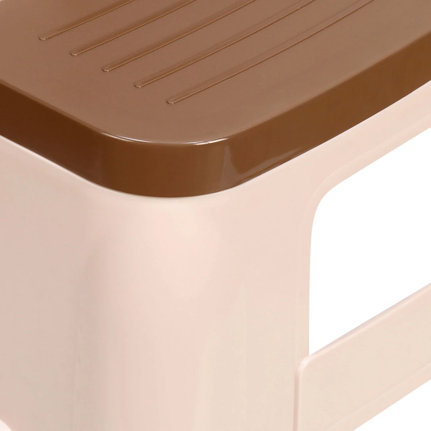 Nilkamal Step Stool 31 (Basket Beach /  Rattan Dark Beige) - Image 9