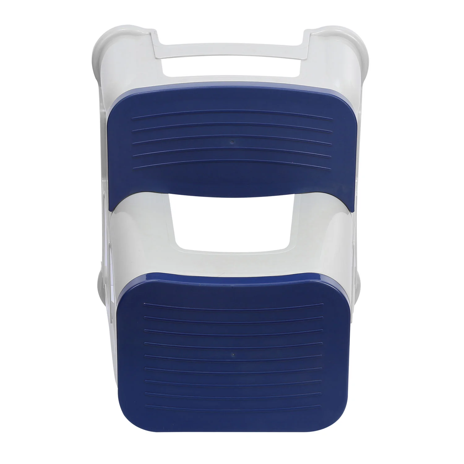 Nilkamal Step Stool 31 (Silk Grey /  Cobalt Blue) - Image 8