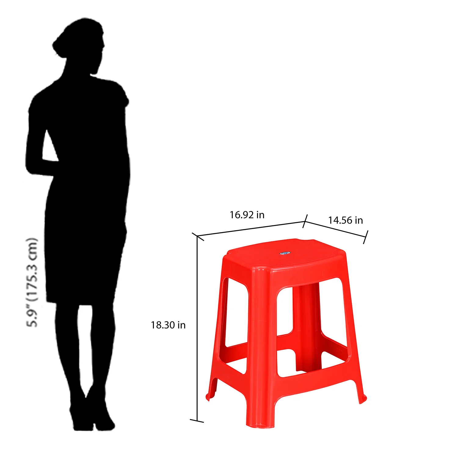 Nilkamal STL06 Plastic Stool - Image 14