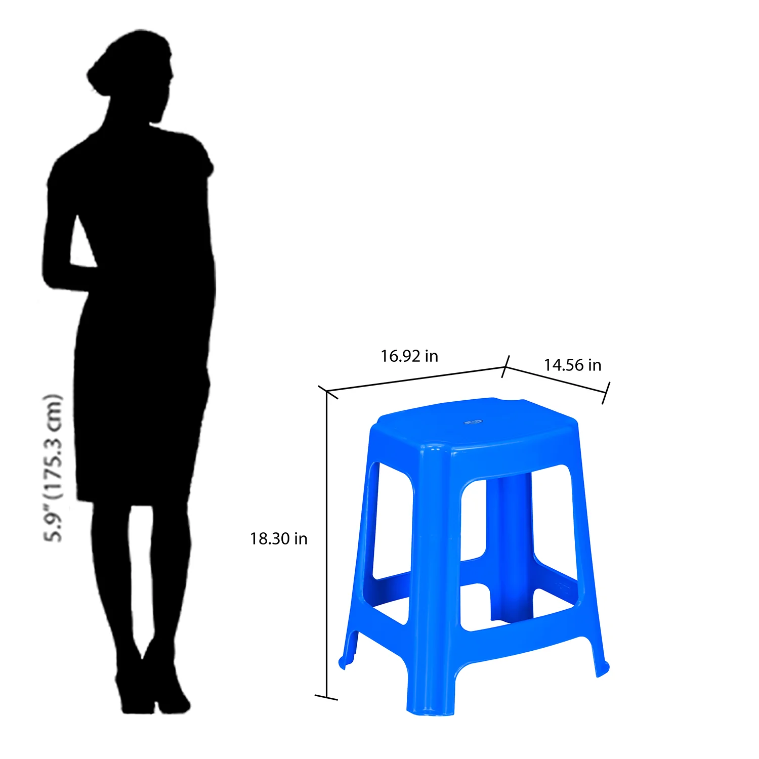 Nilkamal STL06 Plastic Stool - Image 21