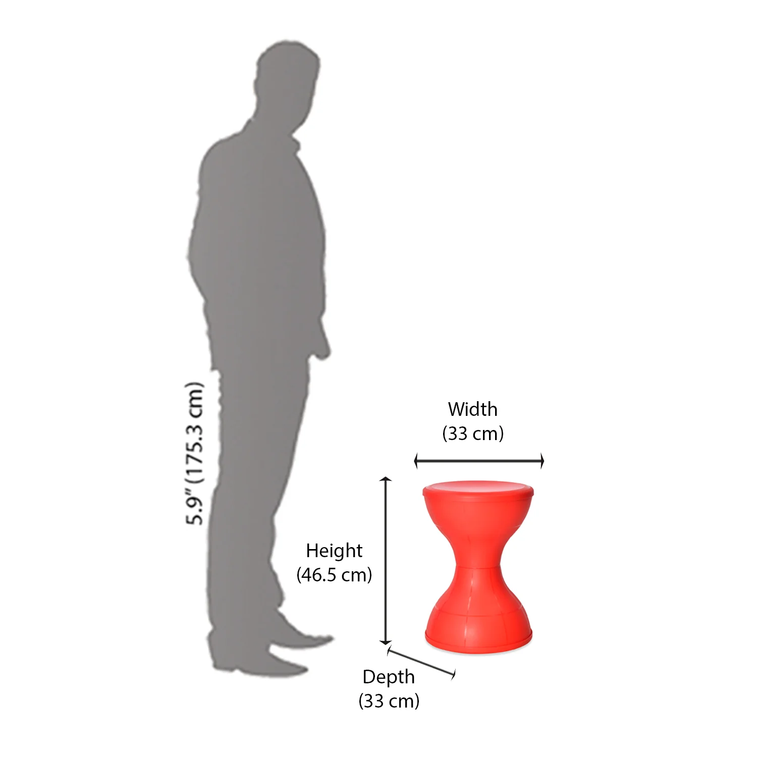 Nilkamal STL12 Plastic Stool - Image 4