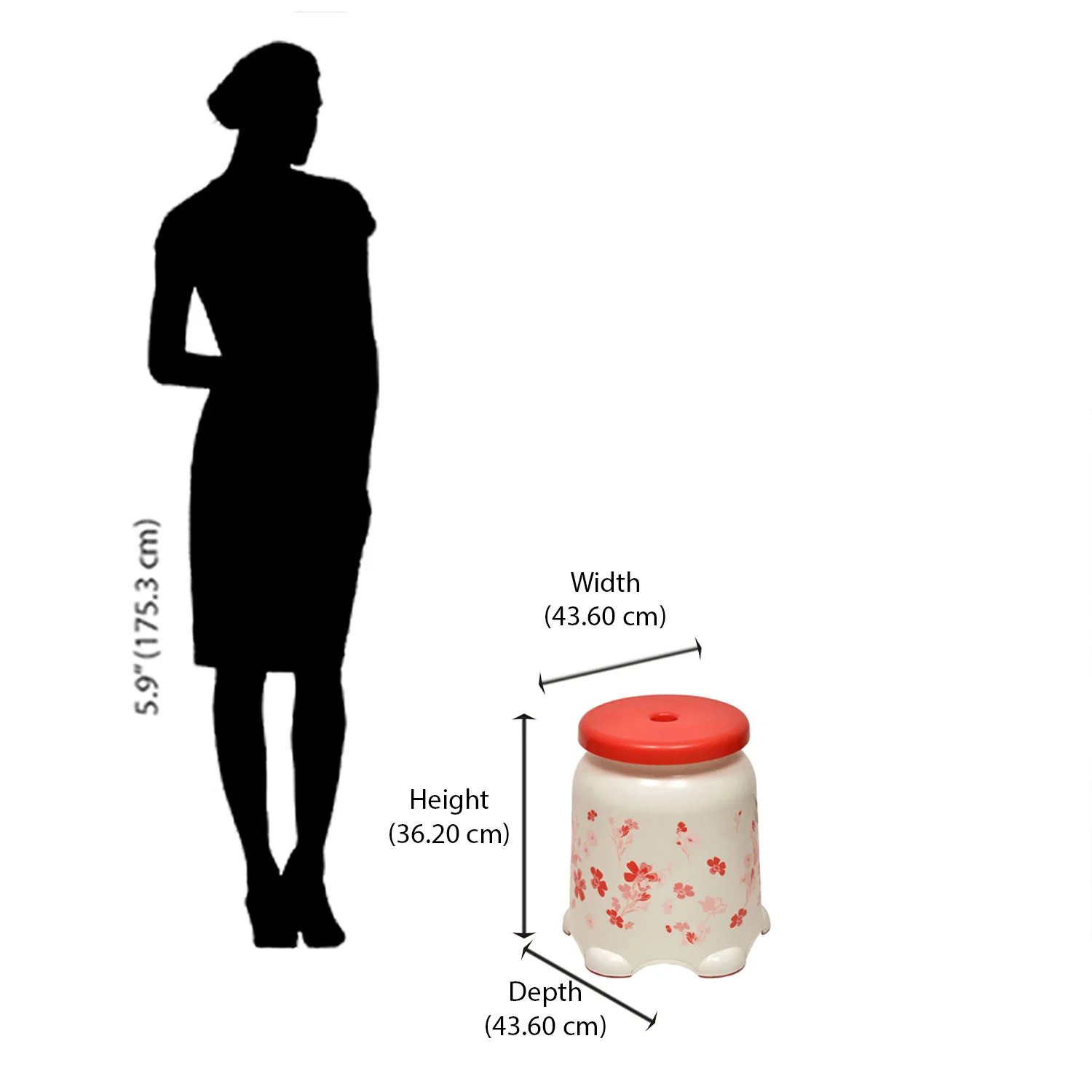 Nilkamal STL27F Plastic Stool - Image 17