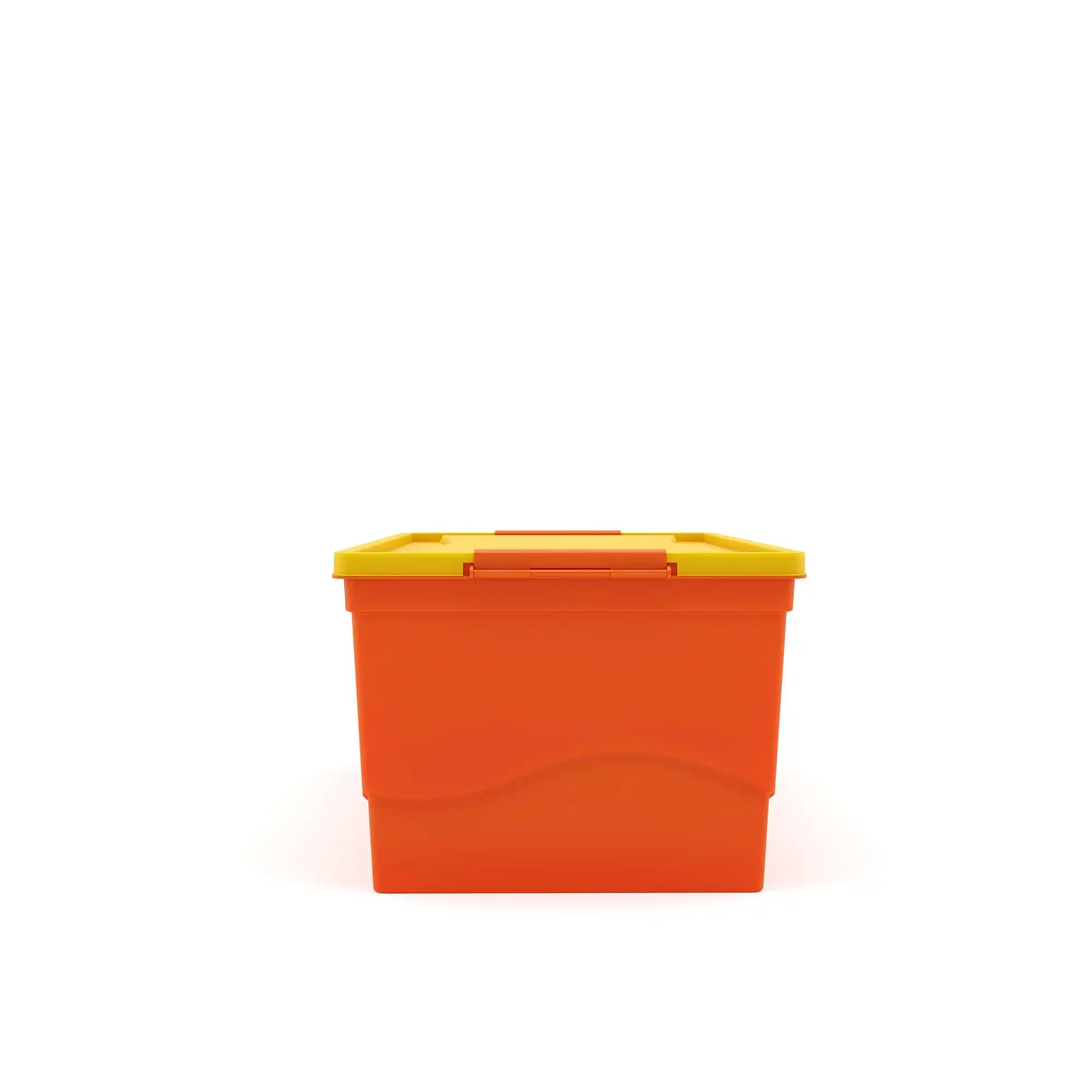 Nilkamal 50  Litre Multipurpose Storage Box with Lid (Orange and Yellow) - Image 5
