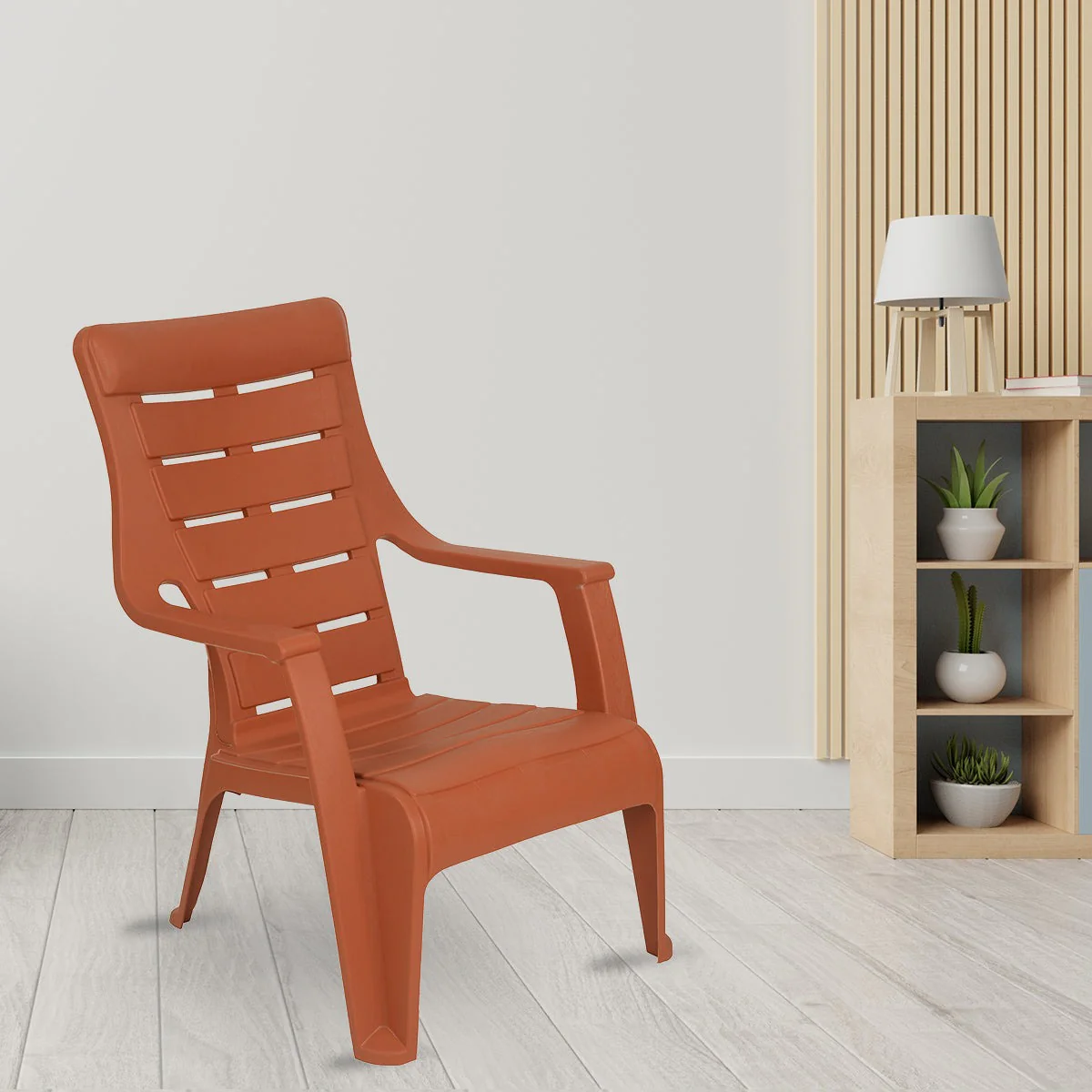 Nilkamal Sunday Plastic Arm Chair - Image 10