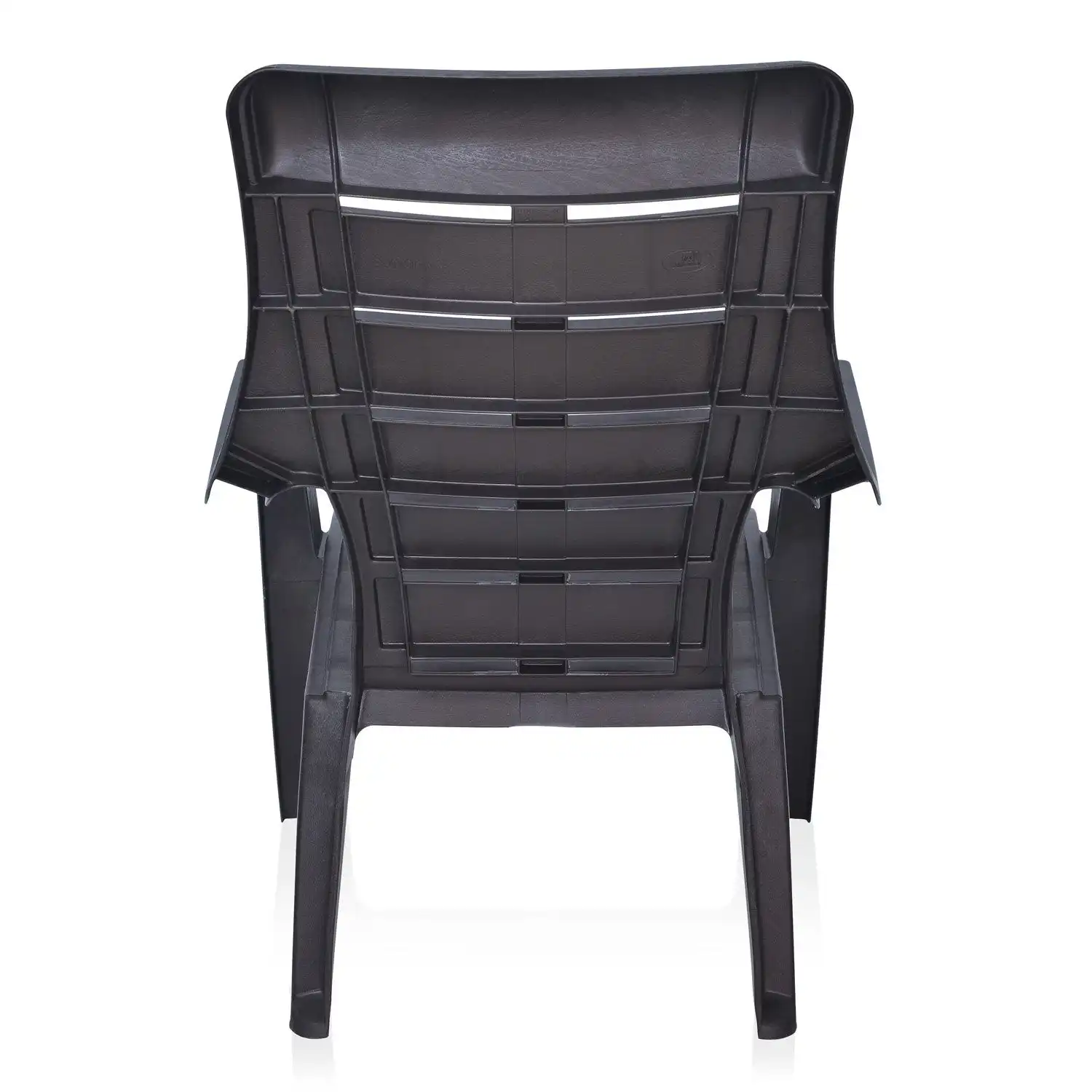 Nilkamal Sunday Plastic Arm Chair (Weather Brown) - Image 8