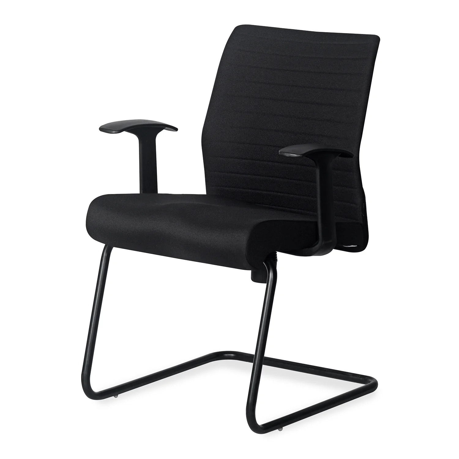 Nilkamal Thames Visitor Fabric Chair (Black) - Image 4