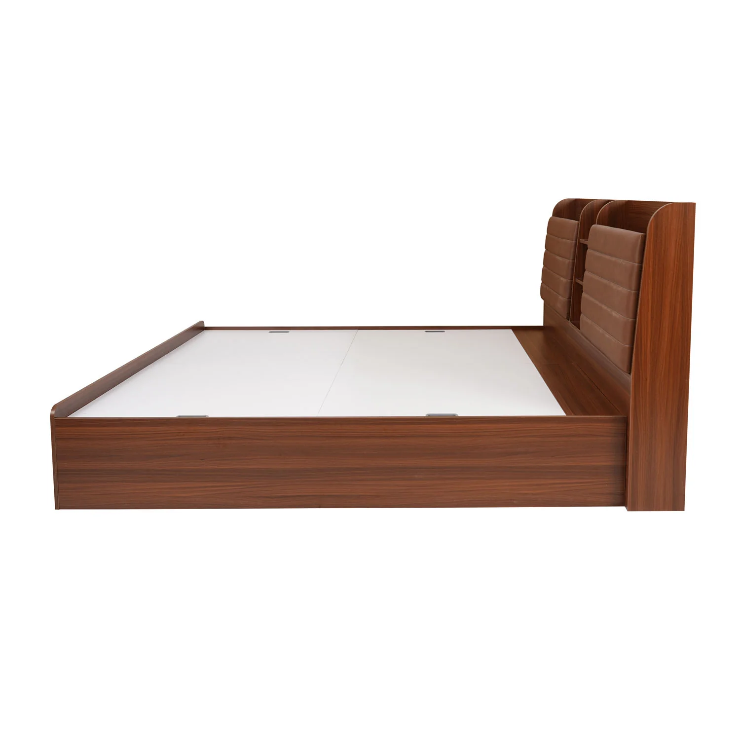 Nilkamal Tokyo Calipso King Bed With Storage (Classic Plank Walnut) - Image 6