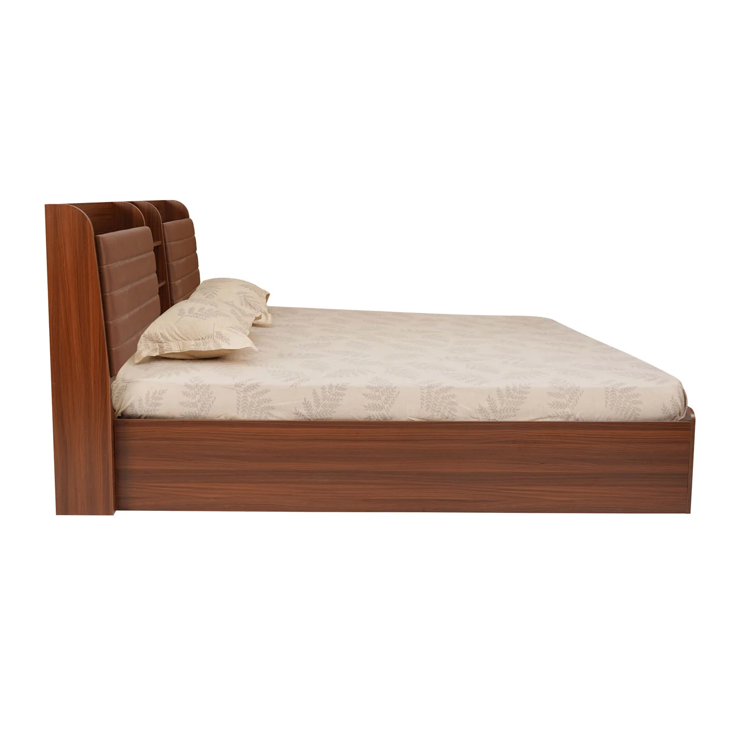 Nilkamal Tokyo Calipso King Bed With Storage (Classic Plank Walnut) - Image 8