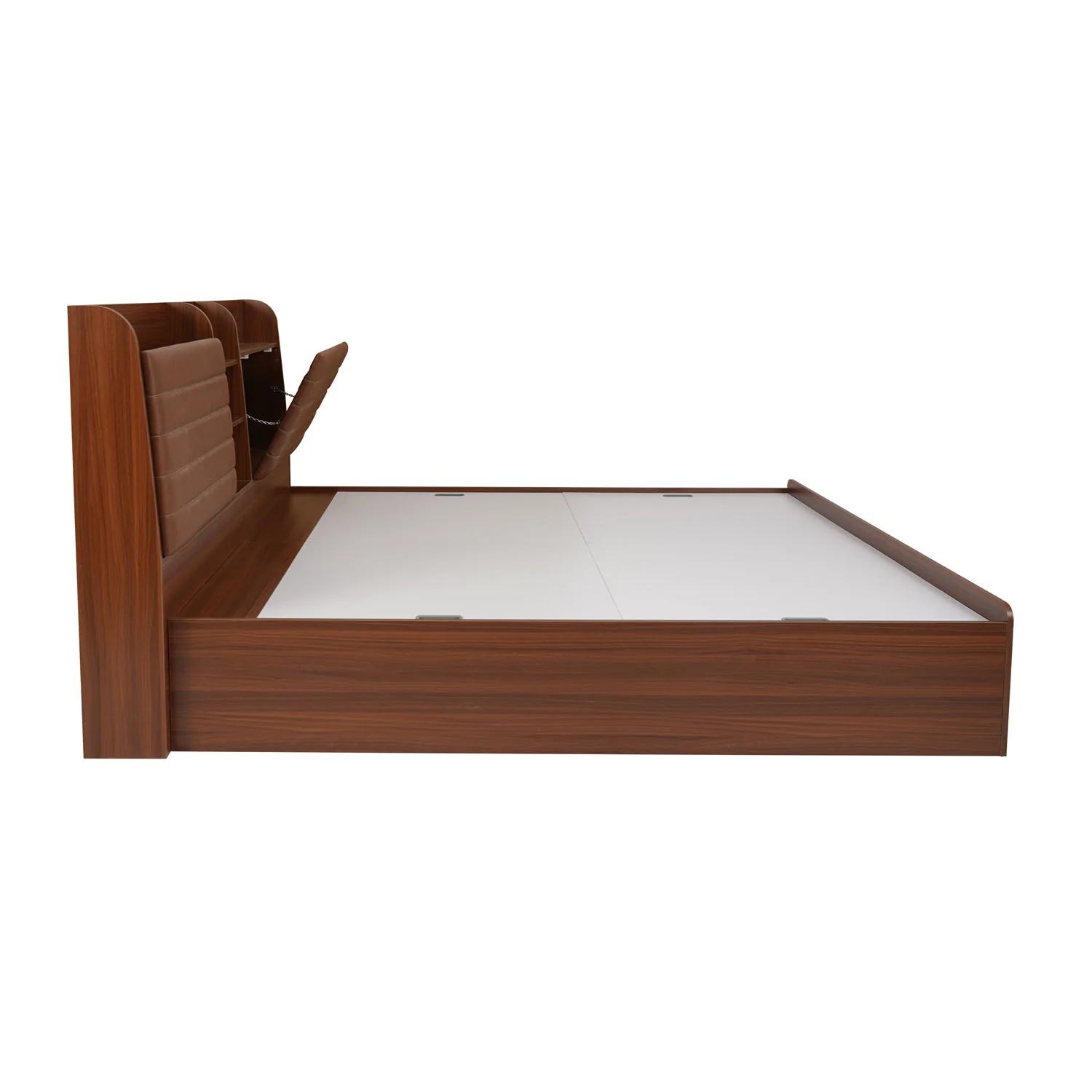 Nilkamal Tokyo Calipso King Bed With Storage (Classic Plank Walnut) - Image 9