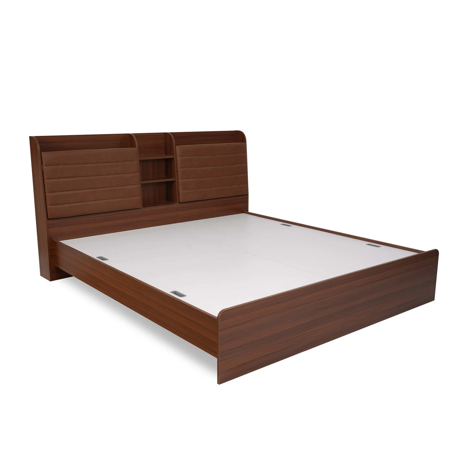 Nilkamal Tokyo Calipso King Bed Without Storage (Classic Plank Walnut) - Image 7