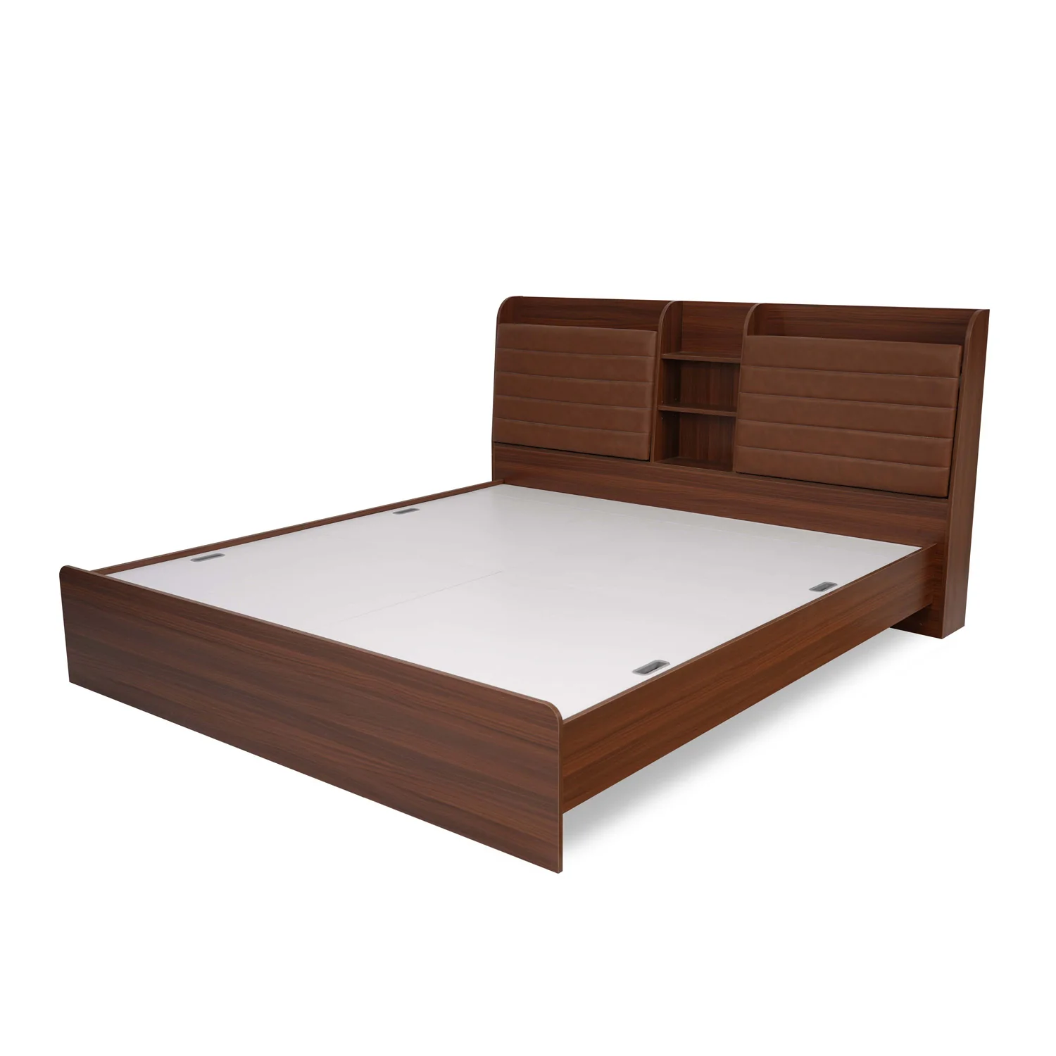 Nilkamal Tokyo Calipso King Bed Without Storage (Classic Plank Walnut) - Image 8