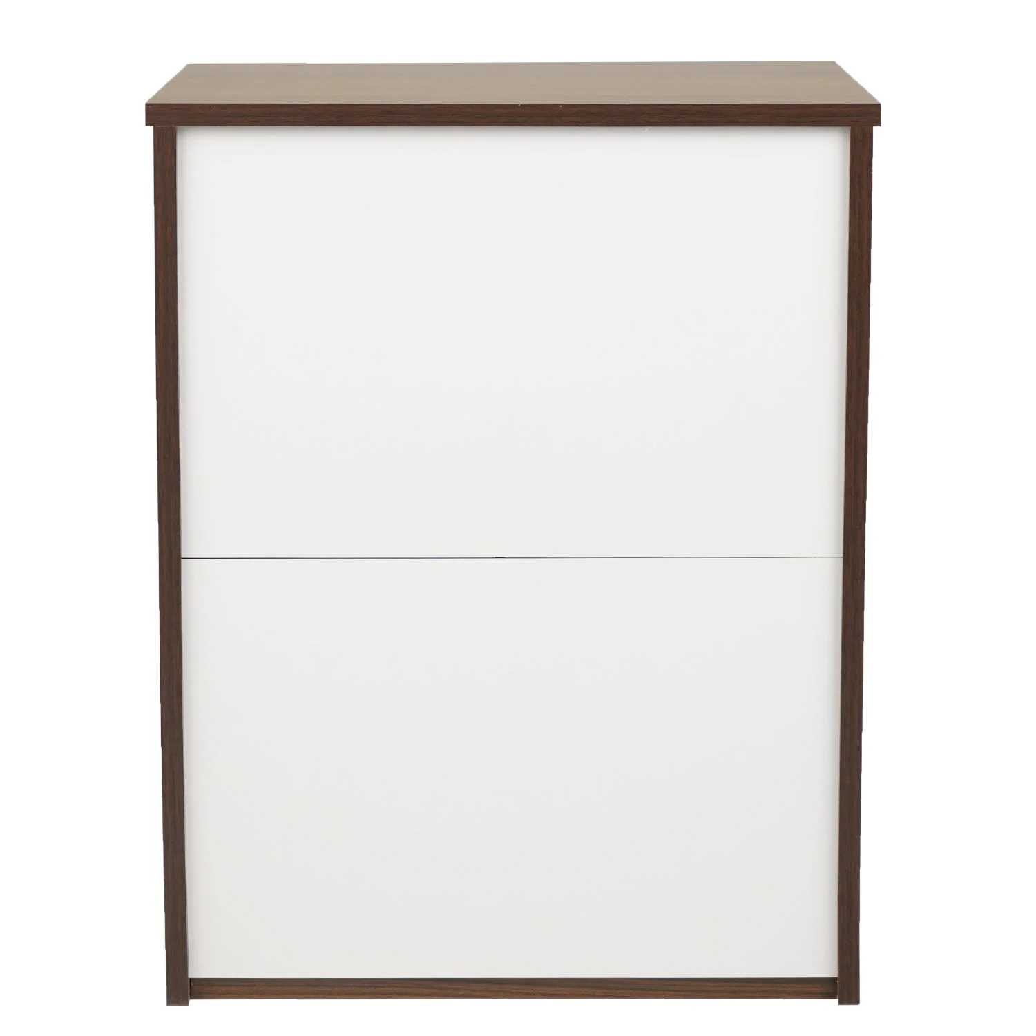 Nilkamal Torrie Engineered Wood Nightstand (Classic Walnut) - Image 8