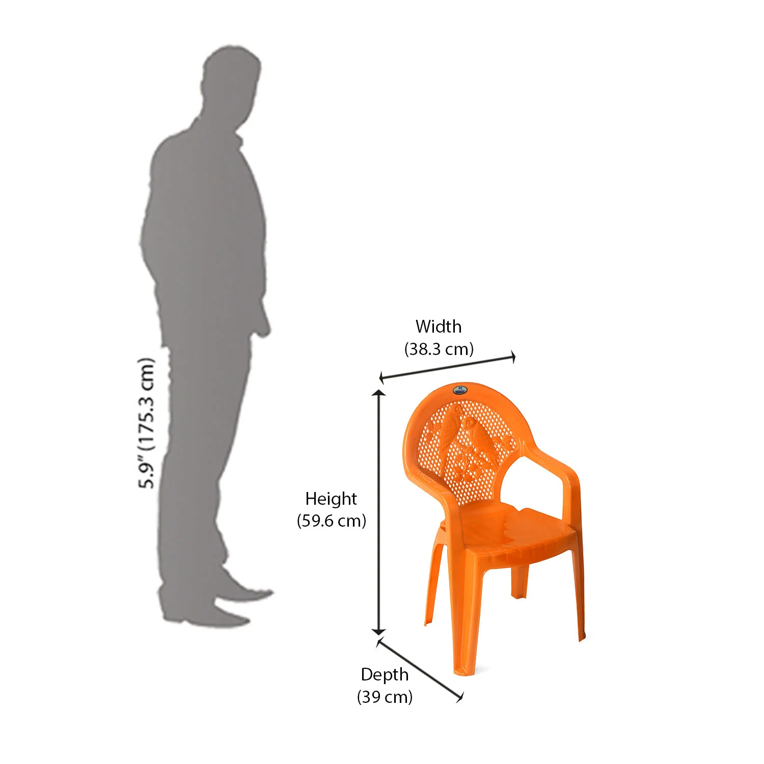 Nilkamal Toy CHR5015 Plastic Kids Arm Chair - Image 19