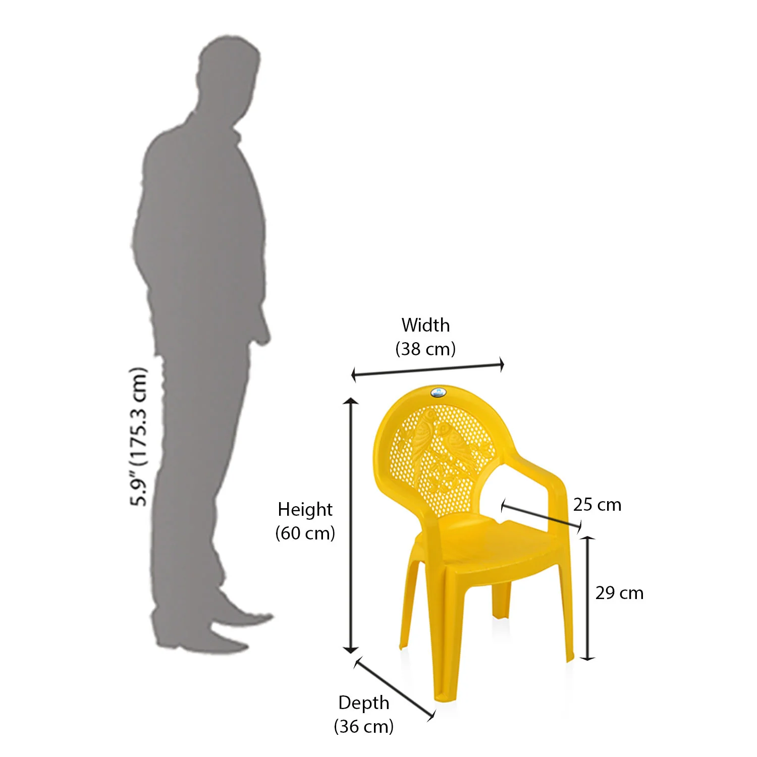 Nilkamal Toy CHR5015 Plastic Kids Arm Chair - Image 28