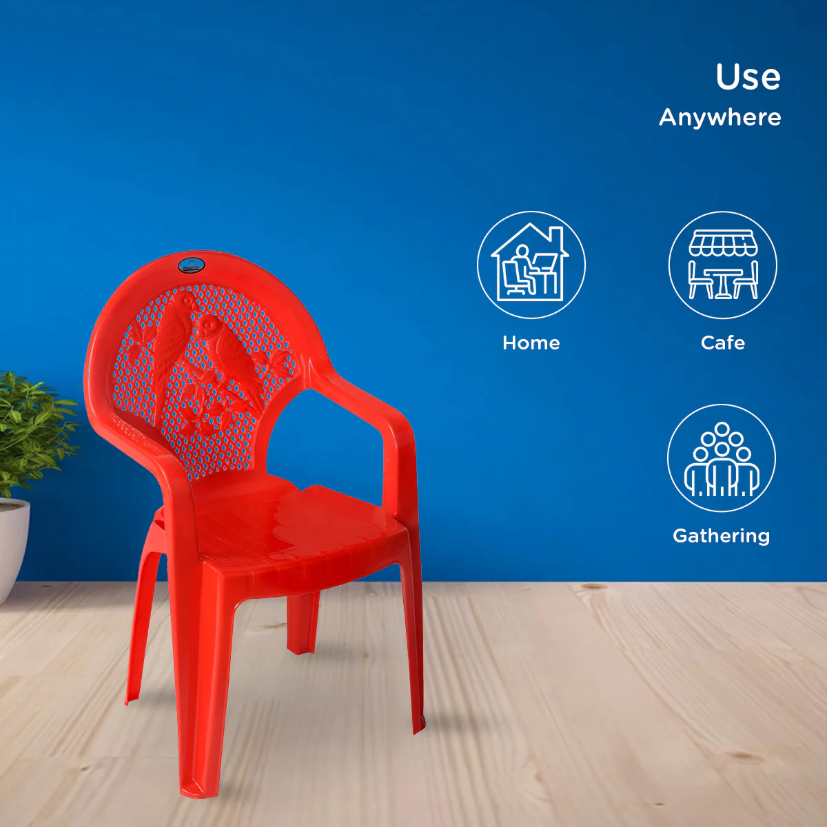 Nilkamal Toy CHR5015 Plastic Kids Arm Chair - Image 4