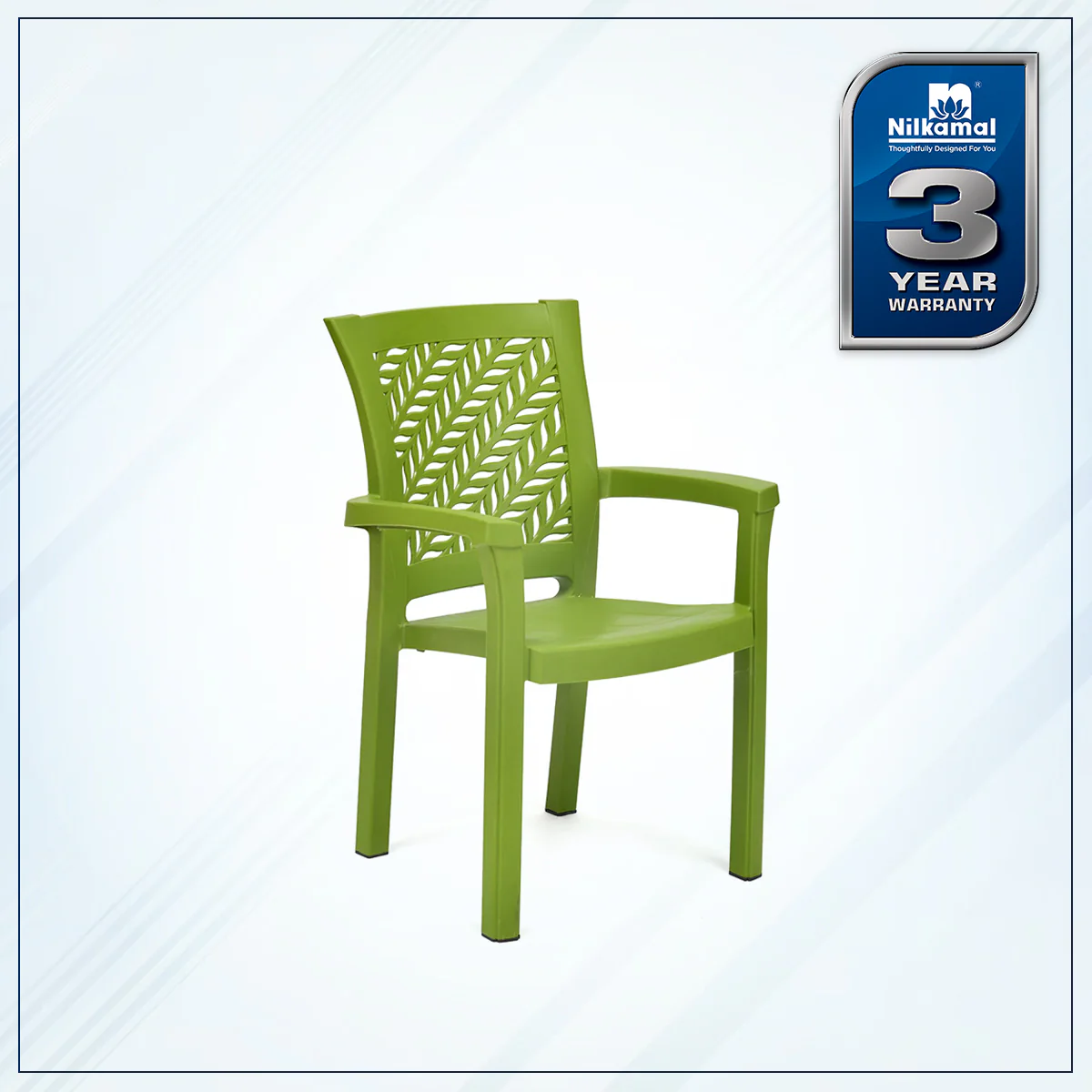 Nilkamal Tulip Plastic Arm Chair - Image 30