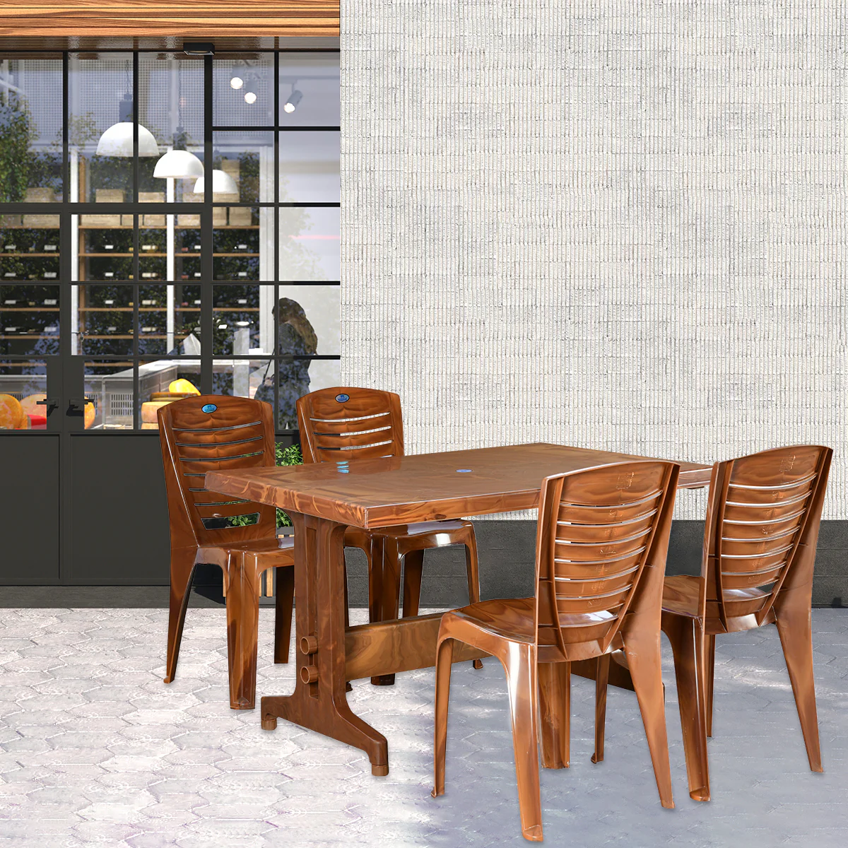 Nilkamal Ultima 4 Seater Dining Set - Image 17