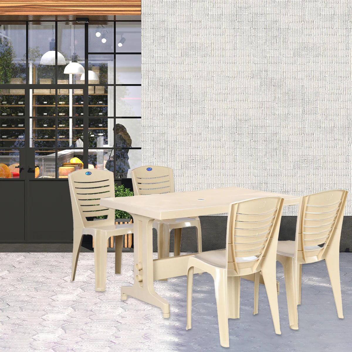 Nilkamal Ultima 4 Seater Dining Set - Image 9