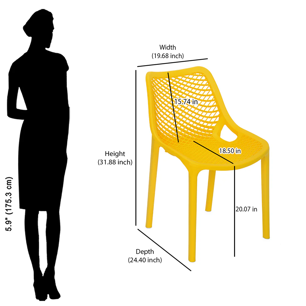 Nilkamal Vento Plastic Chair - Image 29