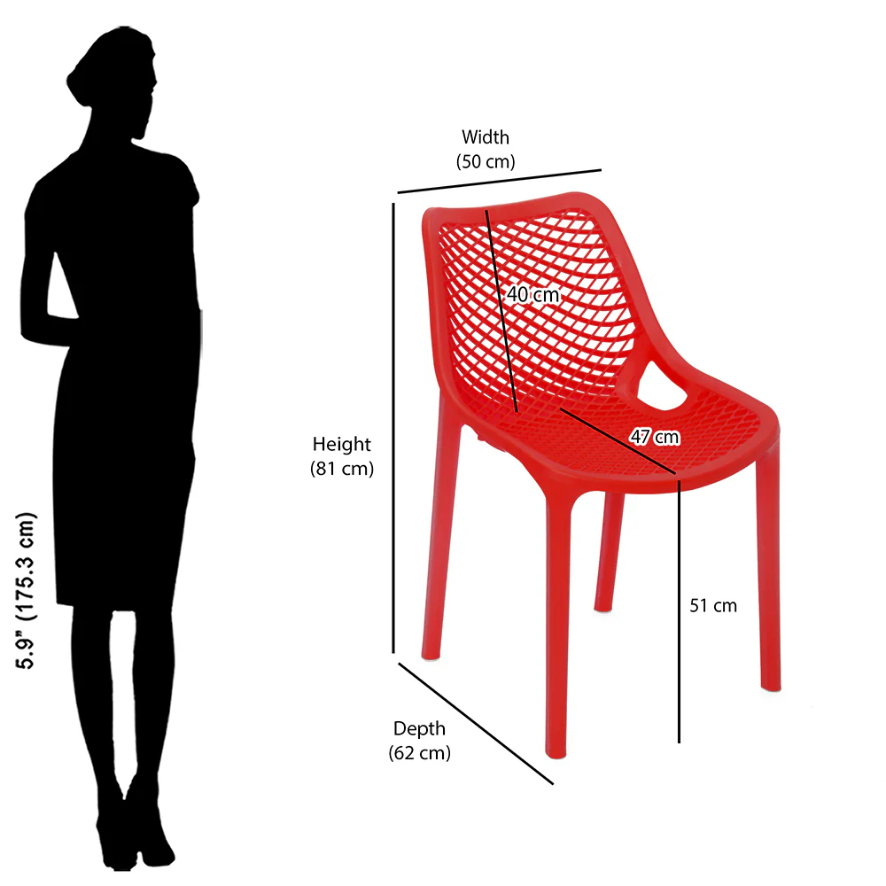 Nilkamal Vento Plastic Chair - Image 9