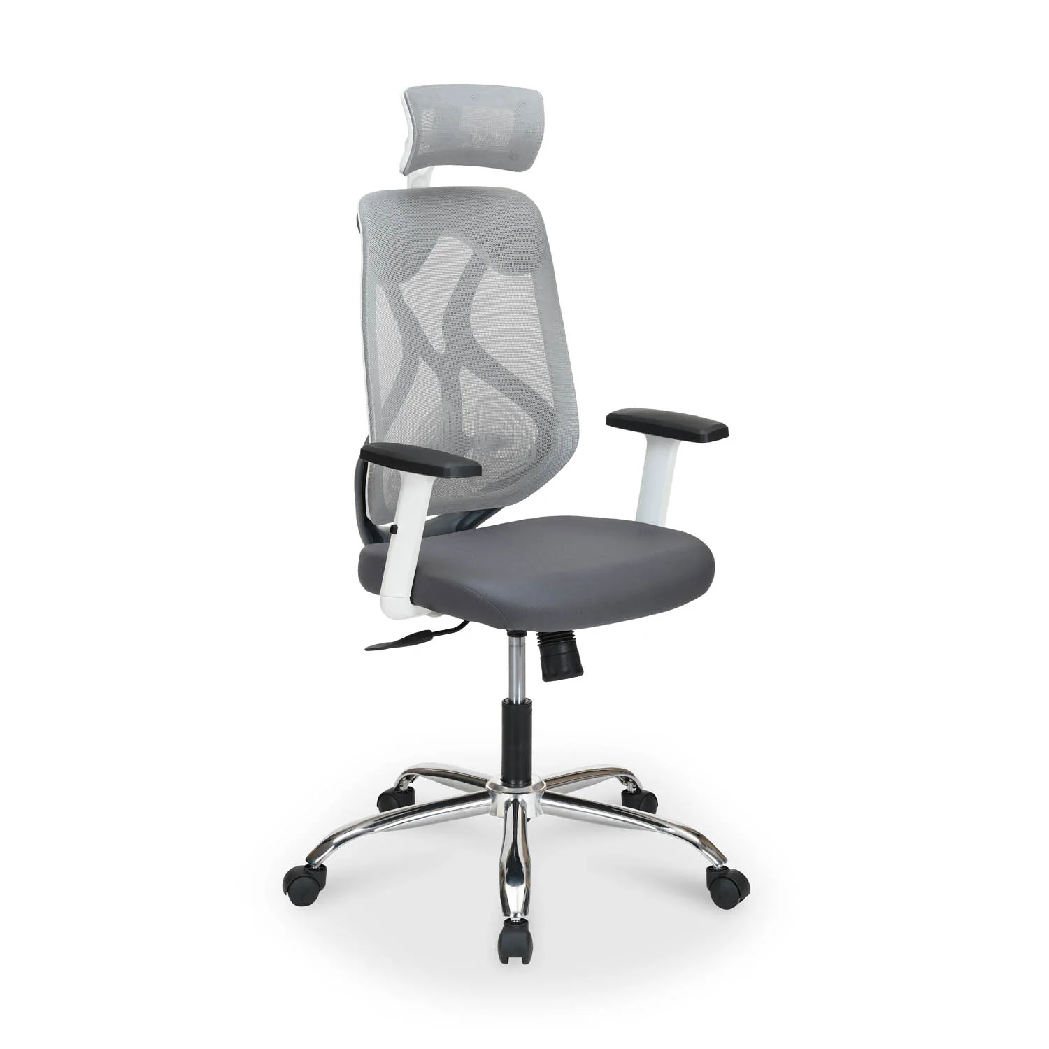 Nilkamal Verona High Back Office Chair (White & Grey) - Image 3