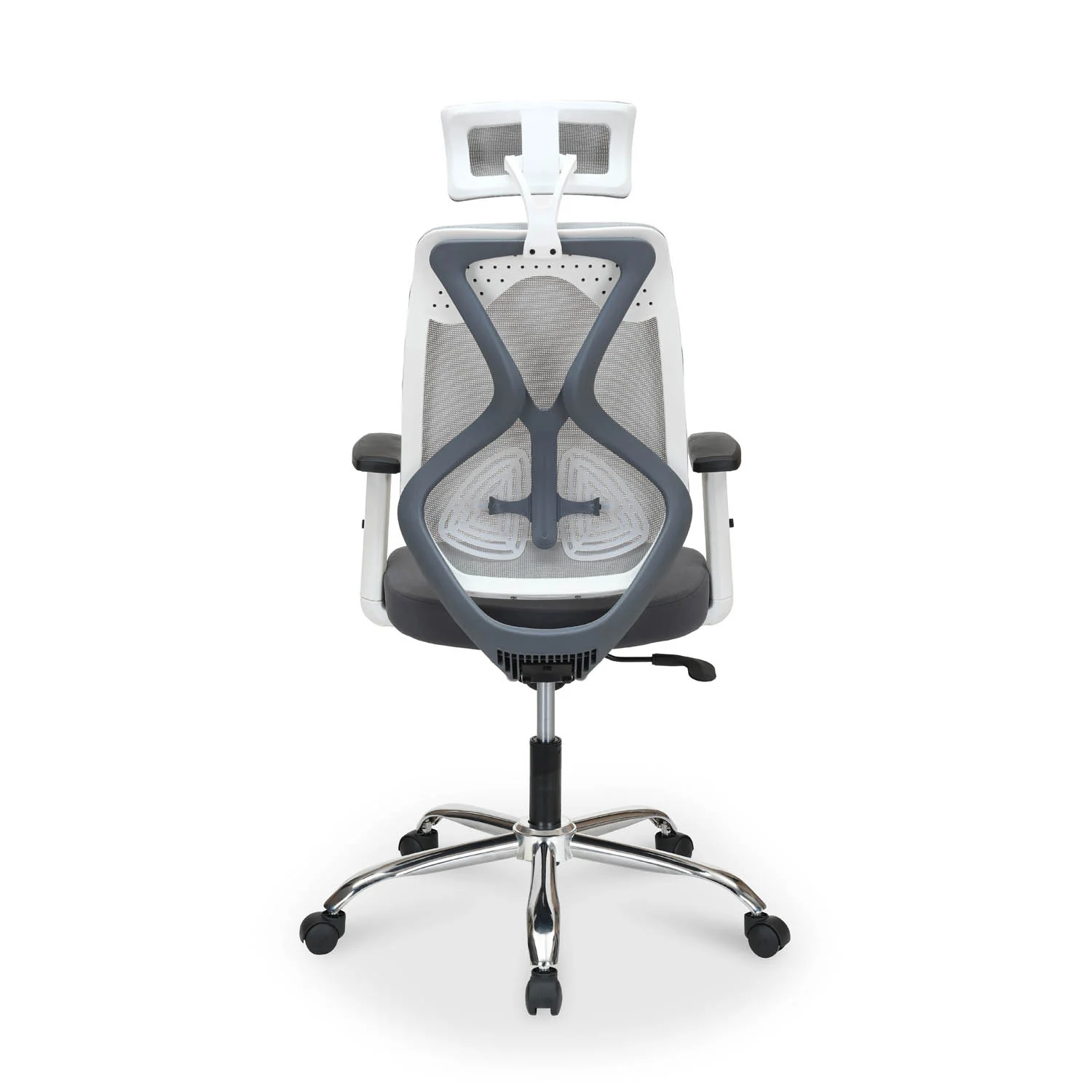 Nilkamal Verona High Back Office Chair (White & Grey) - Image 5
