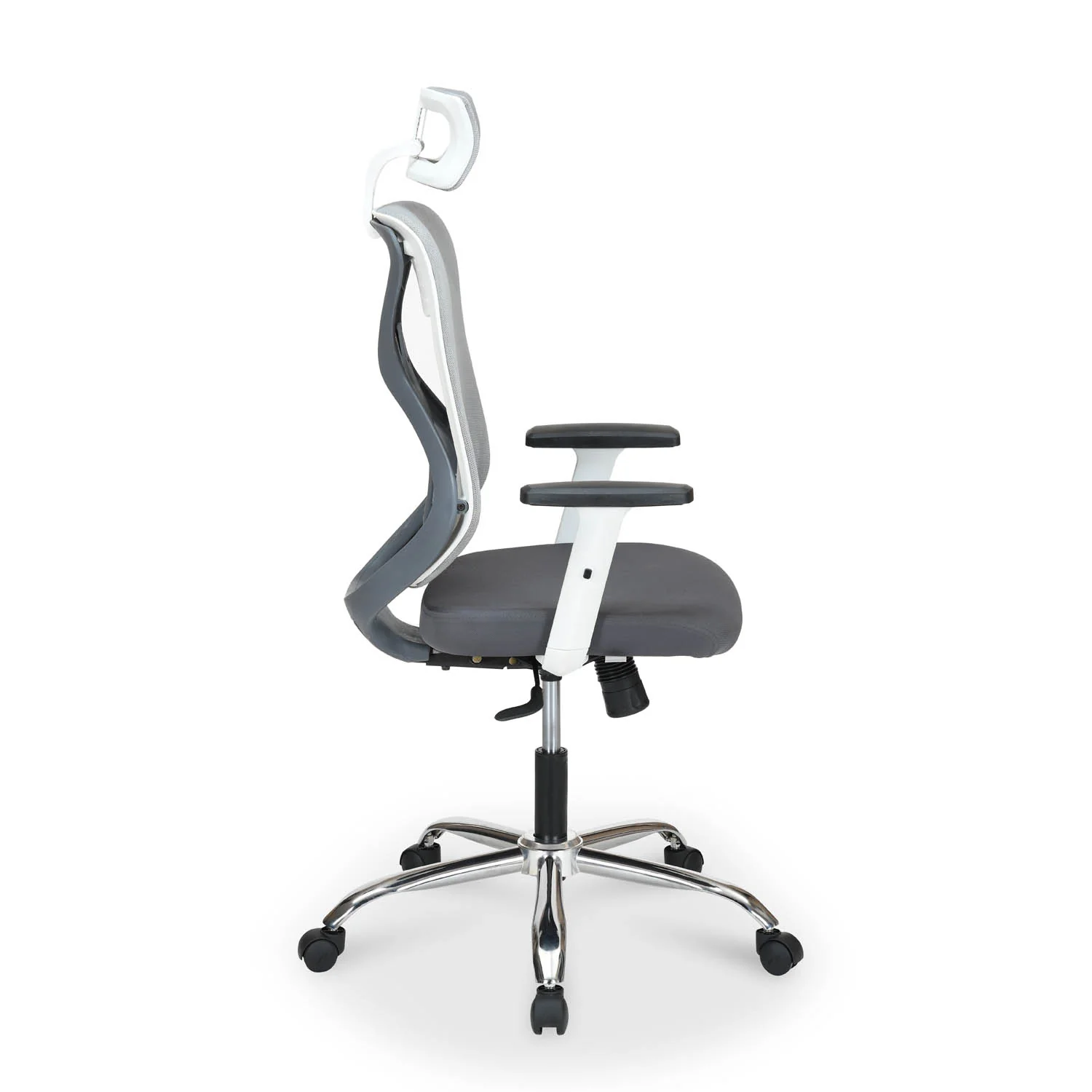 Nilkamal Verona High Back Office Chair (White & Grey) - Image 7