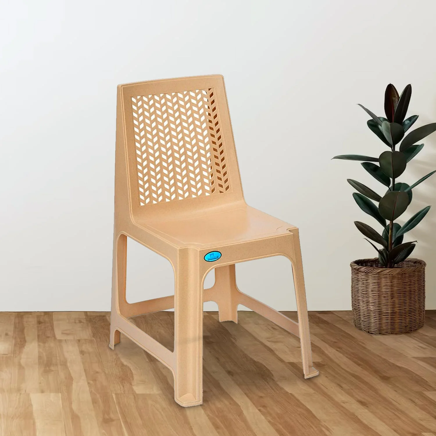 Nilkamal Viva Plastic Armless Chair - Image 10