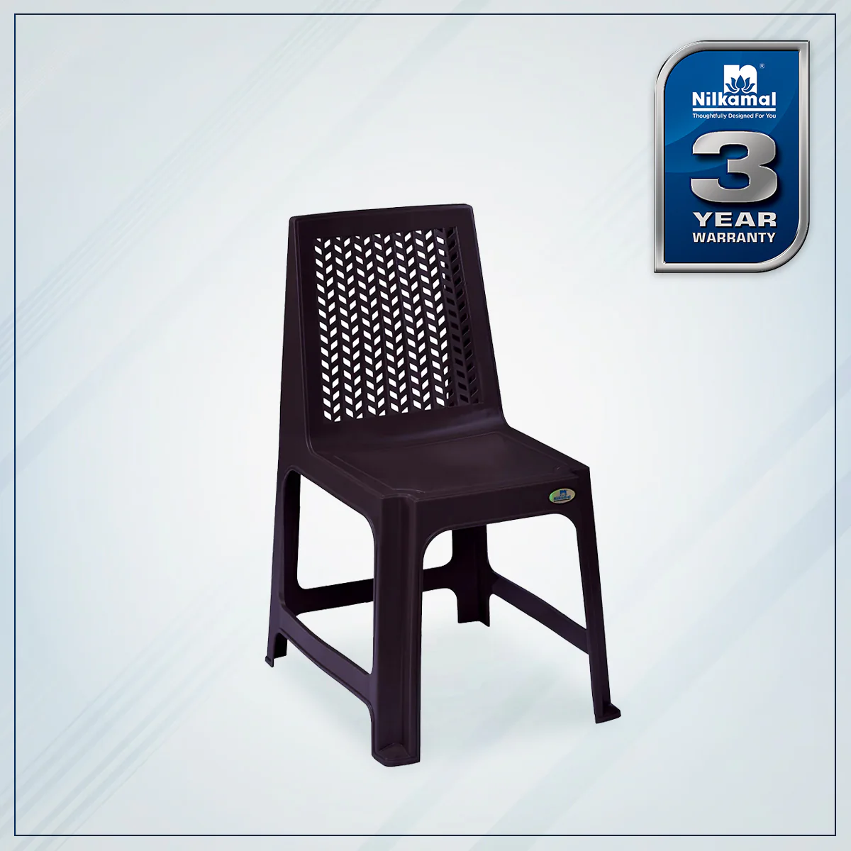 Nilkamal Viva Plastic Armless Chair - Image 2