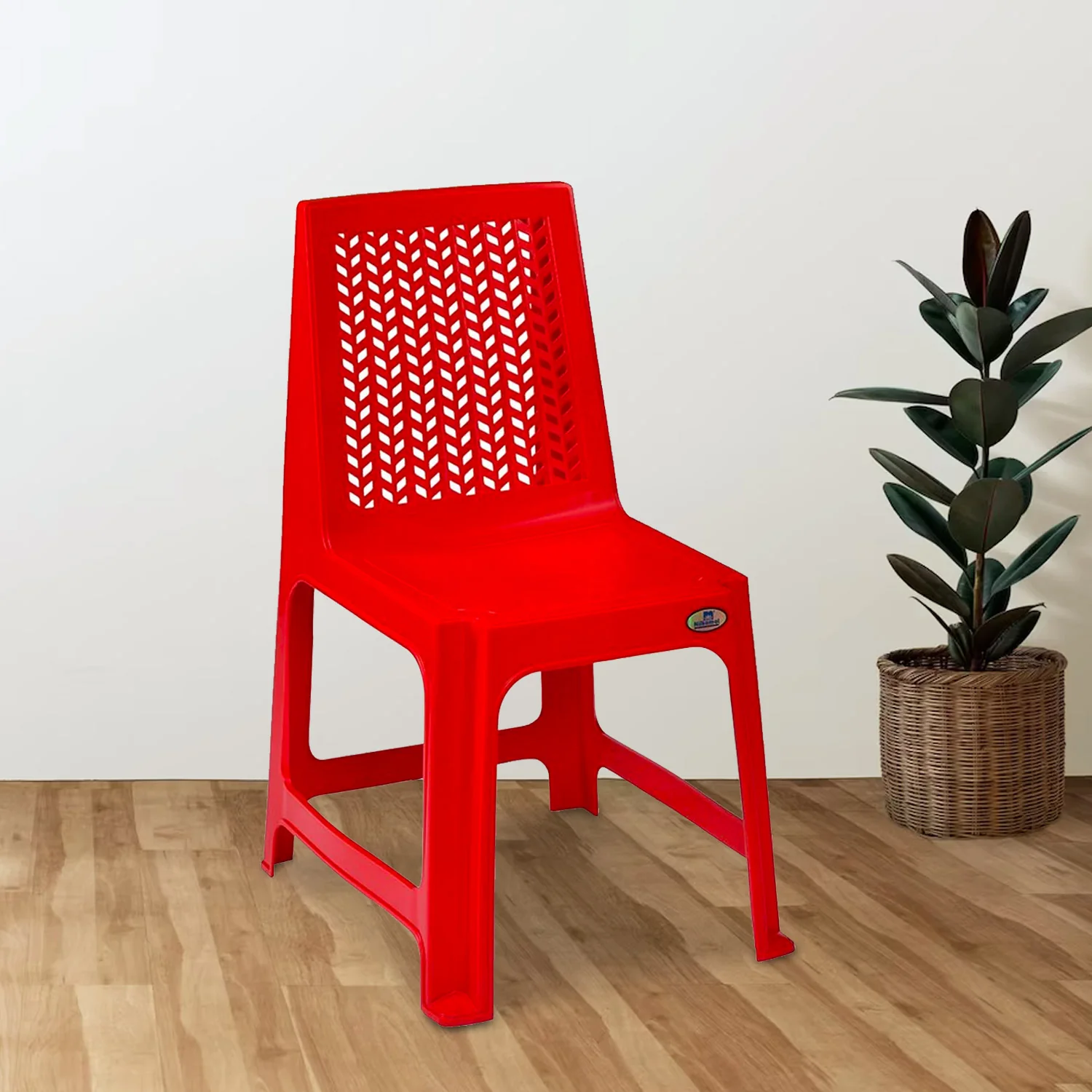Nilkamal Viva Plastic Armless Chair - Image 20