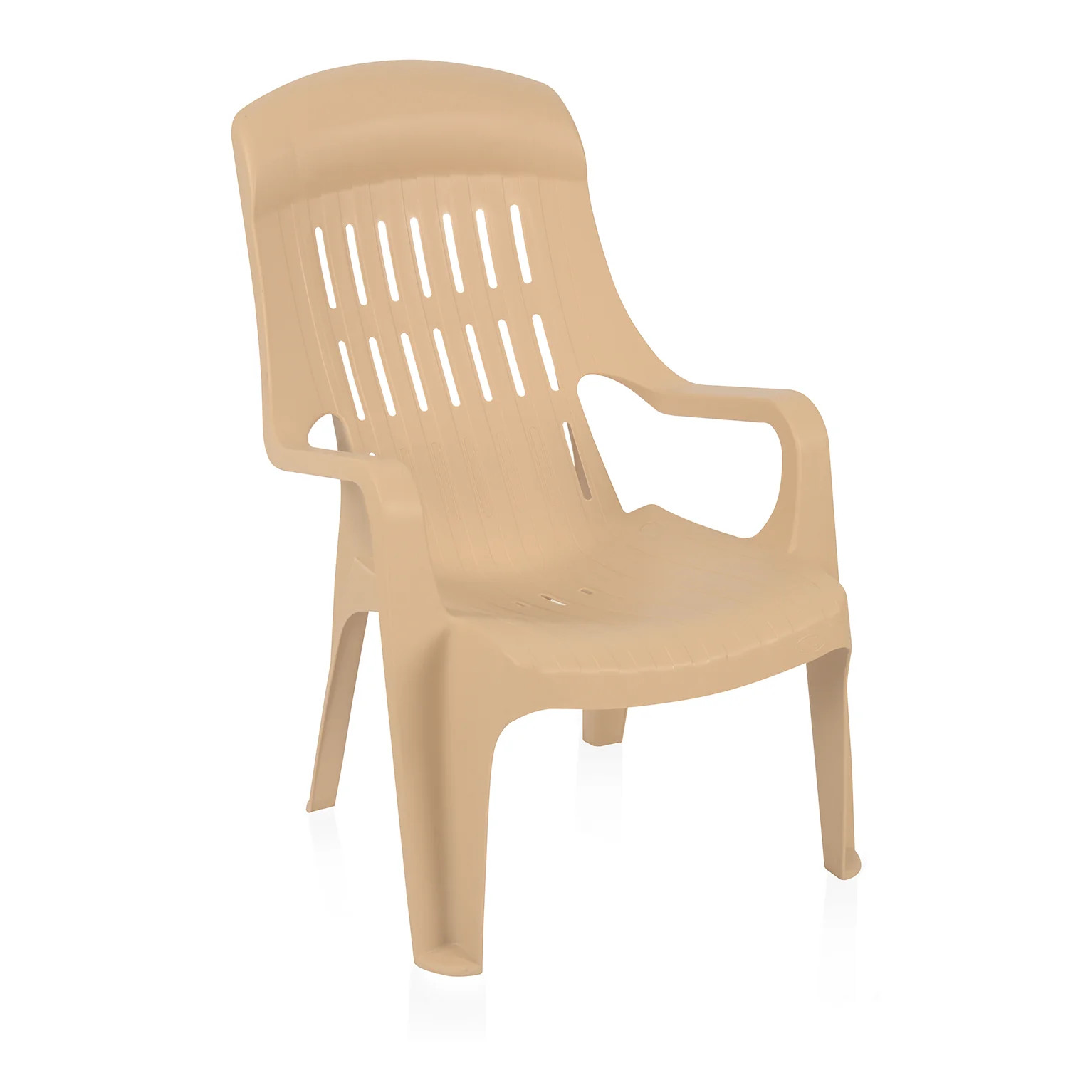 Nilkamal Weekender Plastic Arm Chair (Biscuit) - Image 7