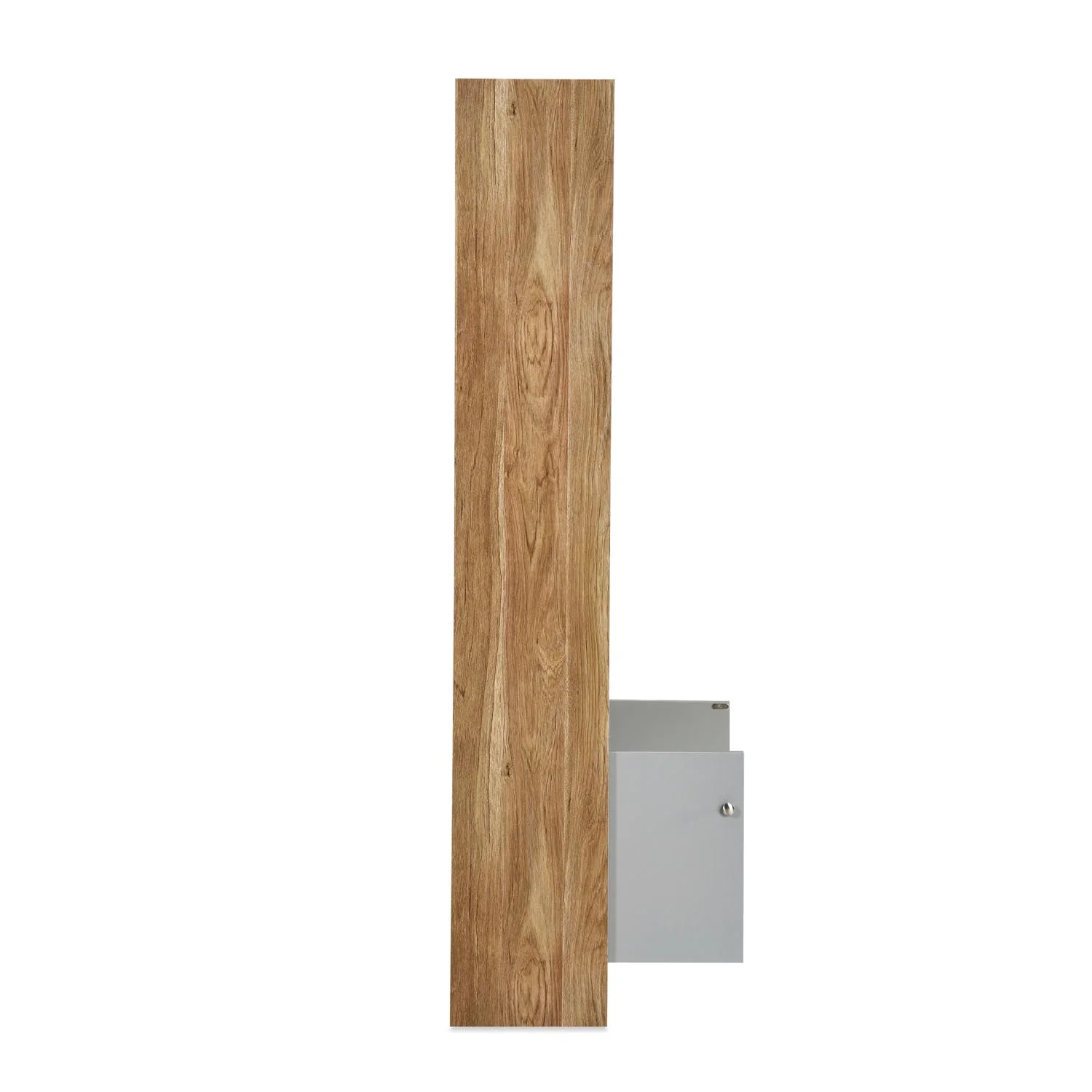 Nilkamal Gwen Book Case with Glass Sliding Doors (Oak Grey) - Image 10