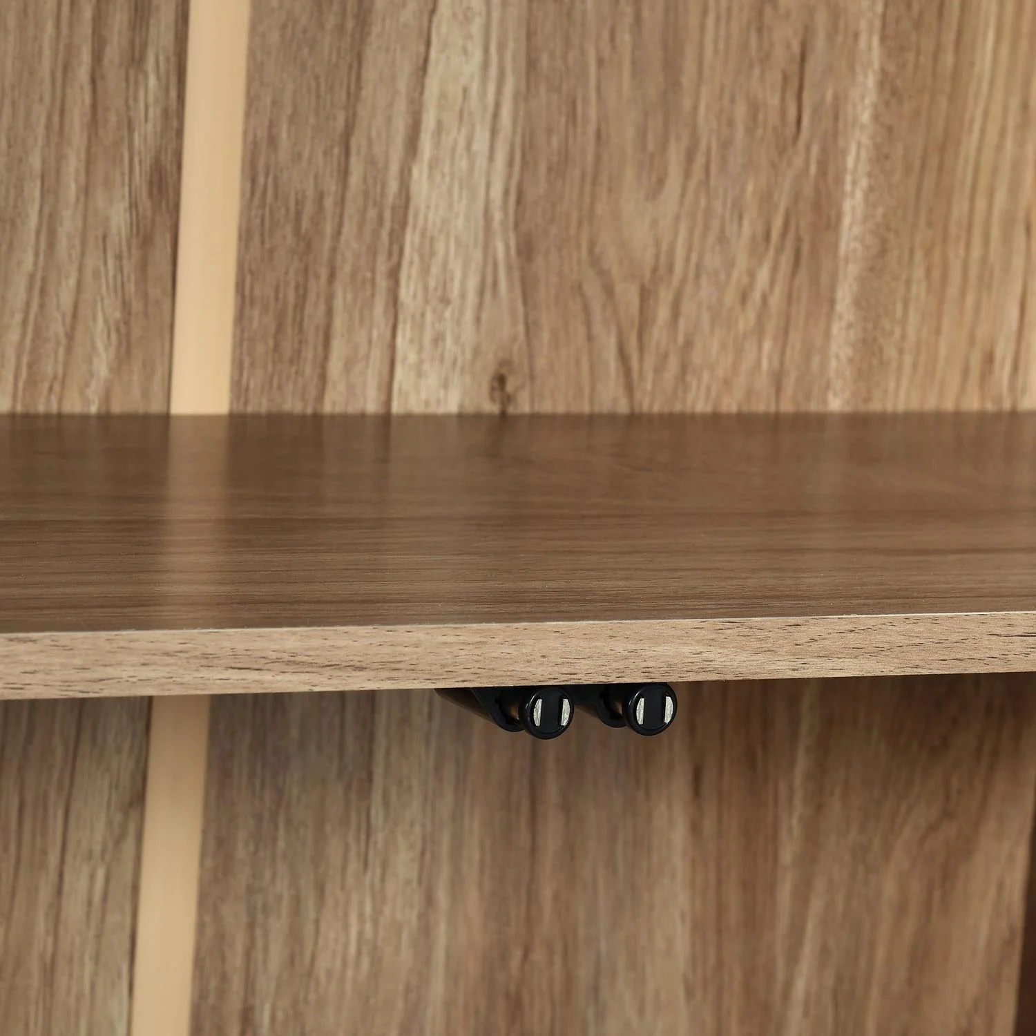 Nilkamal Gwen Book Case with Glass Sliding Doors (Oak Grey) - Image 9